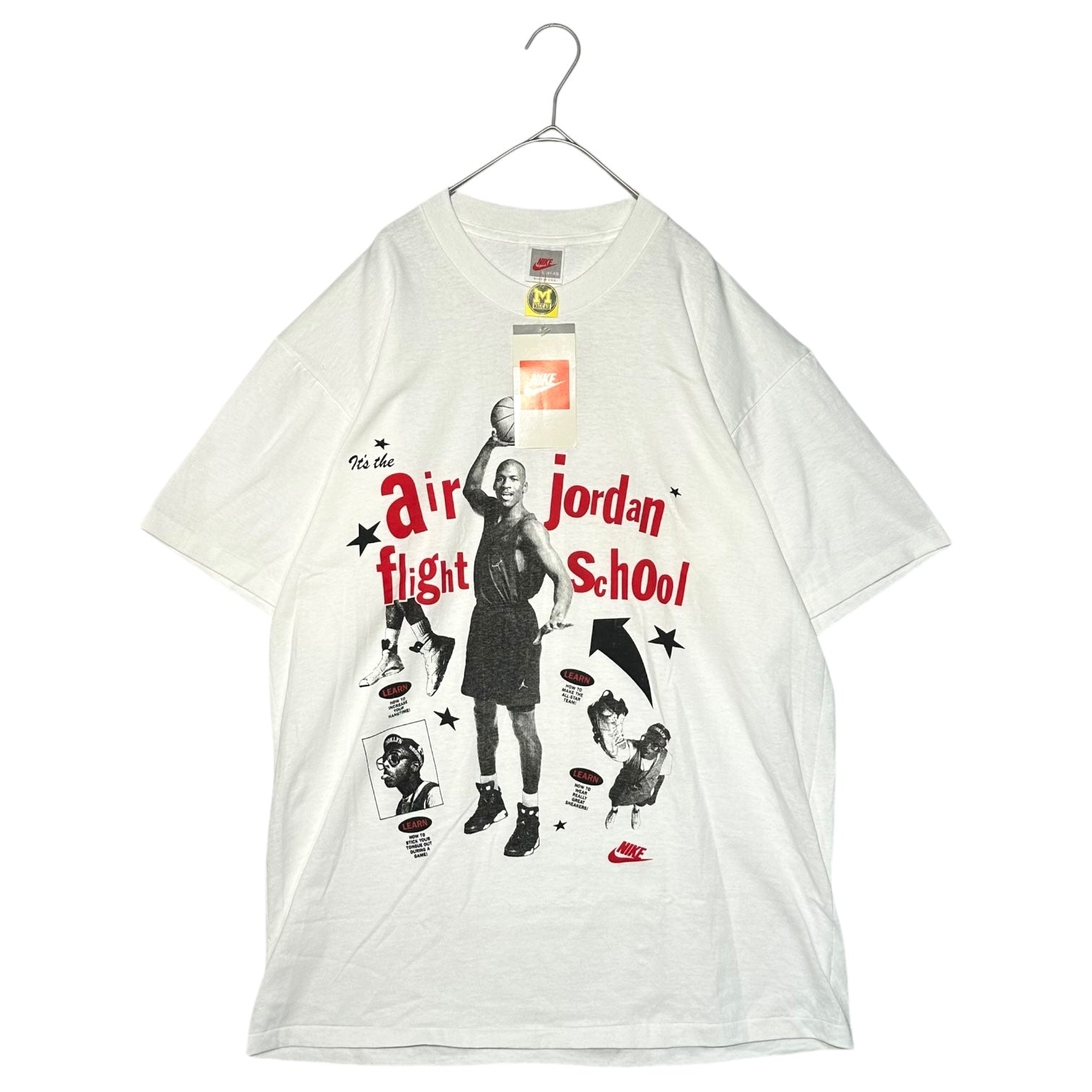 NIKE(ナイキ) 90's Michael Jordan & Spike Lee マイケル ジョーダン スパイク リー Tシャツ 1TGA-78 L ホワイト 90年代 ヴィンテージ デッドストック