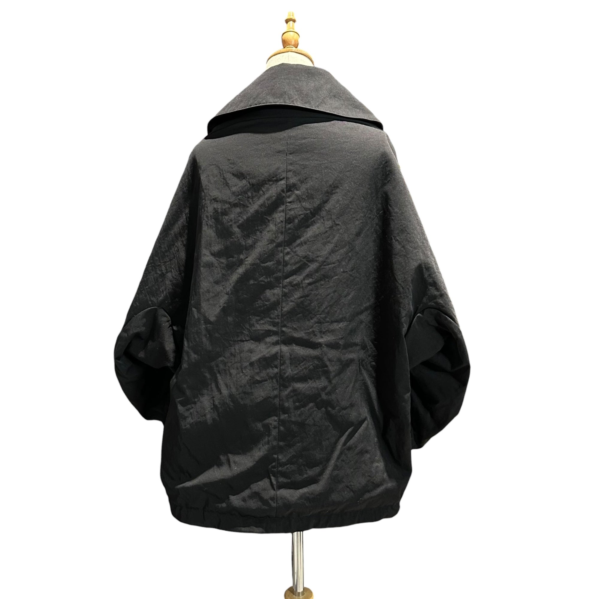 Y's(ワイズ) NYLON CHINO CLOTH MIDDLE COAT ナイロン チノ クロス ミドル コート YK-C22-603 2(M程度) ブラック 男性着用可能 ジャケット