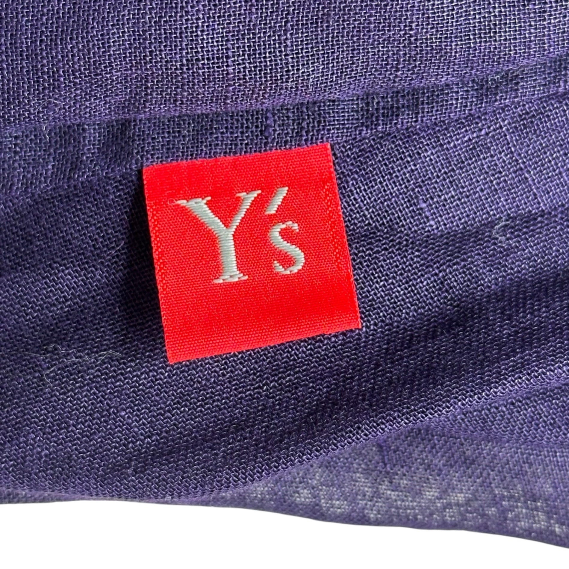 Y's Red Label(ワイズレッドレーベル) Linen Gathered Draped Skirt リネン ギャザー ドレープ スカート YD-S63-362 2(M程度) パープル