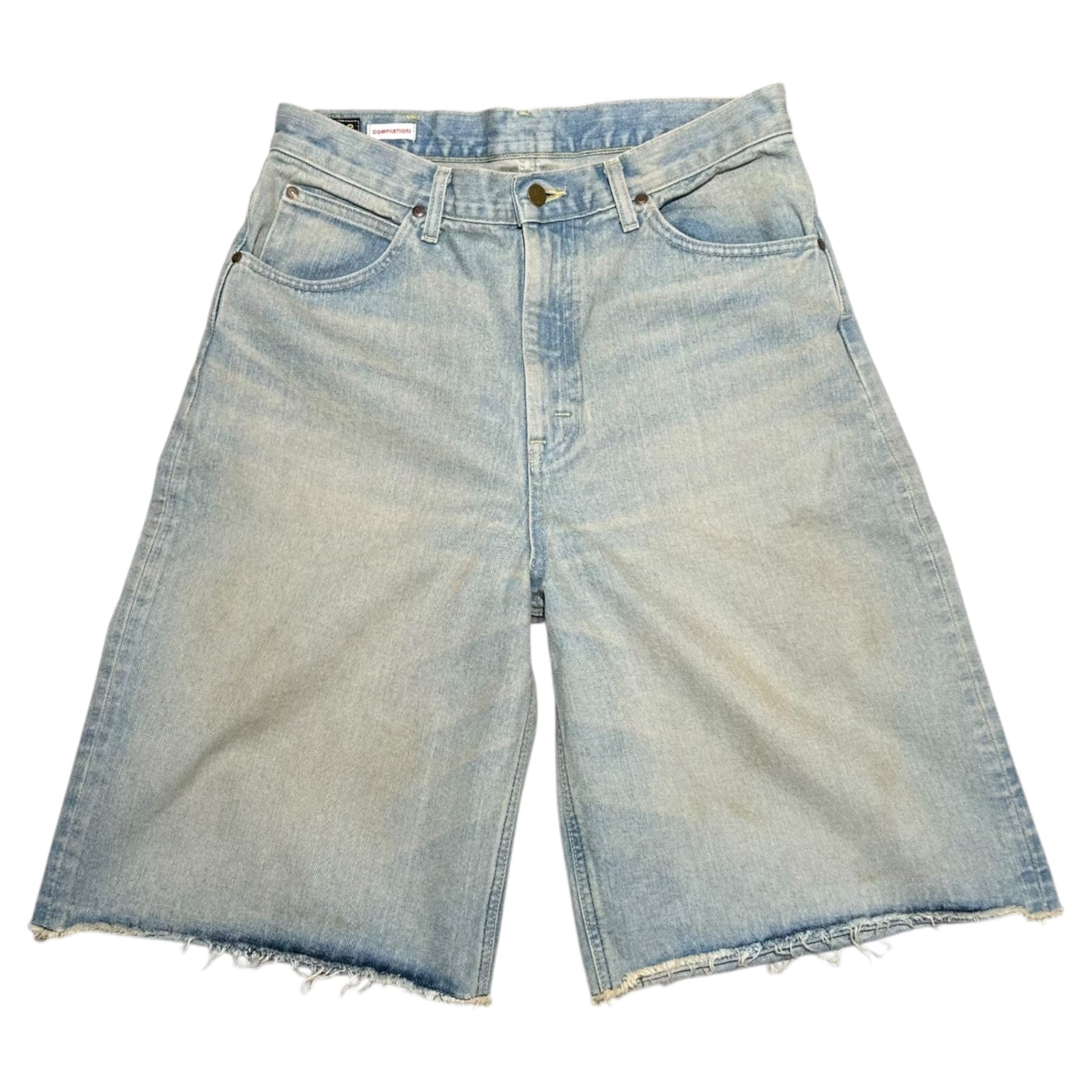 LEE(リー) RIDER WIDE SHORTS ライダー ワイド ショーツ デニム LM9831 M ライトインディゴ BEAMS等取扱