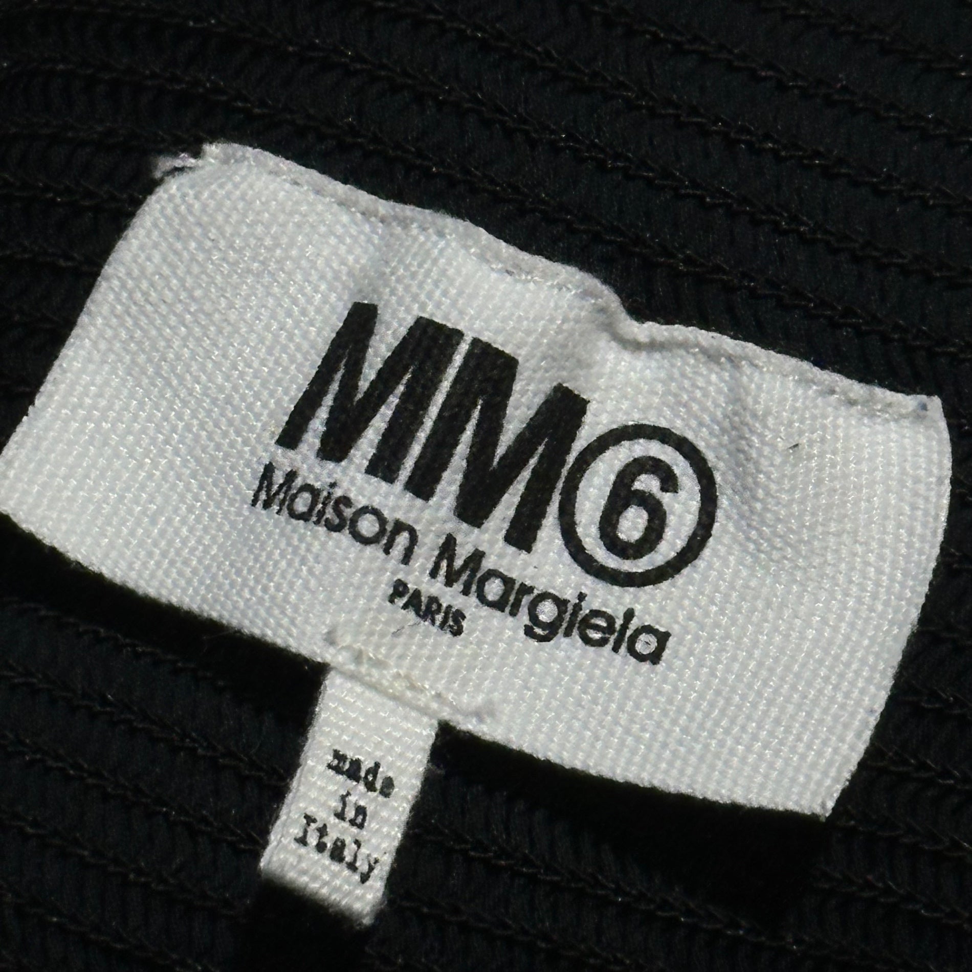 MM6 Maison Margiela(エムエムシックス) 16SS POPLIN DRESS ポプリン ノースリーブ ドレス ギャザー S32MA0242 S35722 S ブラック