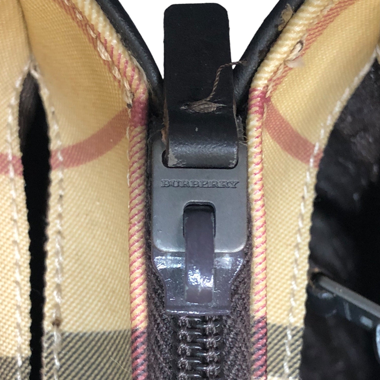 BURBERRY(バーバリー) ノヴァチェック ハンドバッグ ベージュ イタリア製 トート 鞄