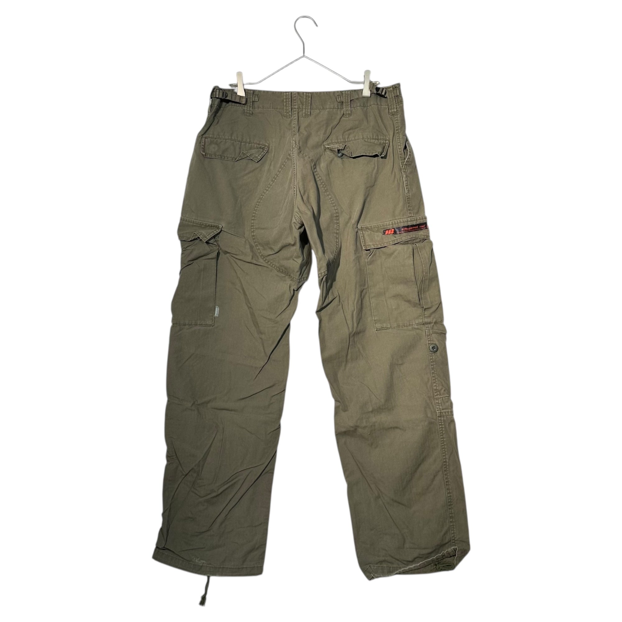 WTAPS(ダブルタップス) 90's MIL-SPEC Ripstop Cargo Pants リップストップ カーゴ パンツ 表記消(L程度) カーキ 90年代 初期