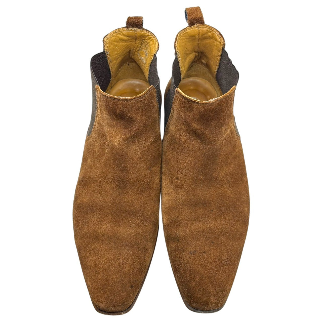 PS PAUL SMITH(ピーエスポールスミス) Suede Side Gore Boots スウェード サイドゴア ブーツ UK7(25.5~26.0cm程度) ブラウン