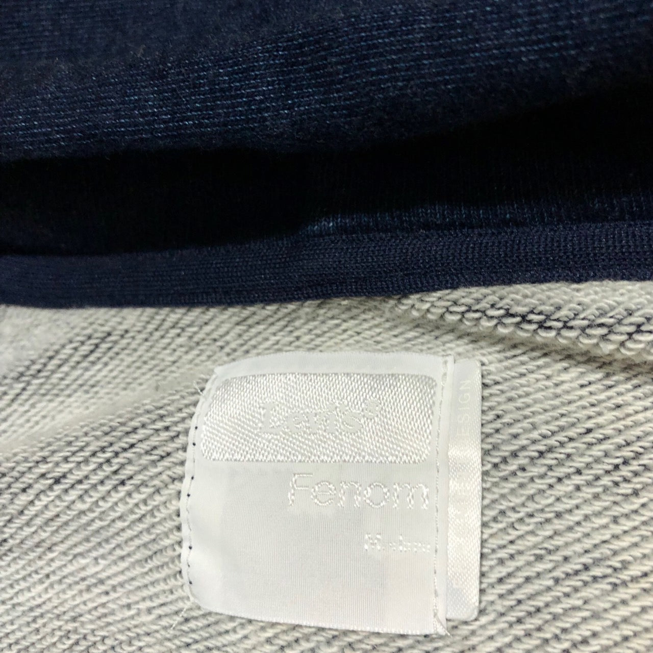 levi's fenom(リーバイスフェノム) "fragment"バックロゴジップパーカー FMTL08-108 M インディゴ フラグメント 藤原ヒロシ