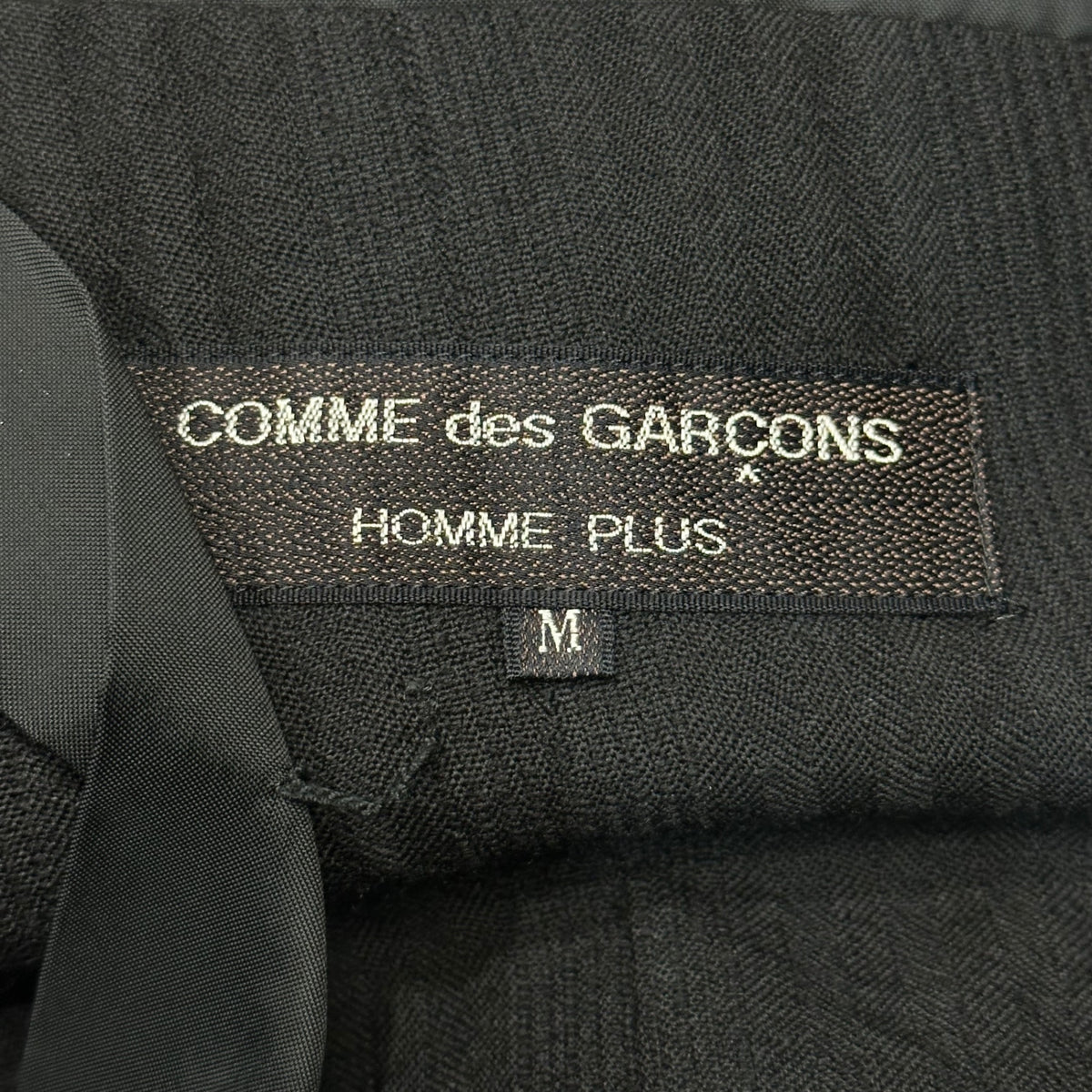 COMME des GARCONS HOMME PLUS(コムデギャルソンオムプリュス) 1993AW Wool Striped Double-Breasted Tailored Jacket ウール ストライプ ダブル テーラード ジャケット PJ-11012M M ブラック 90a アーカイブ