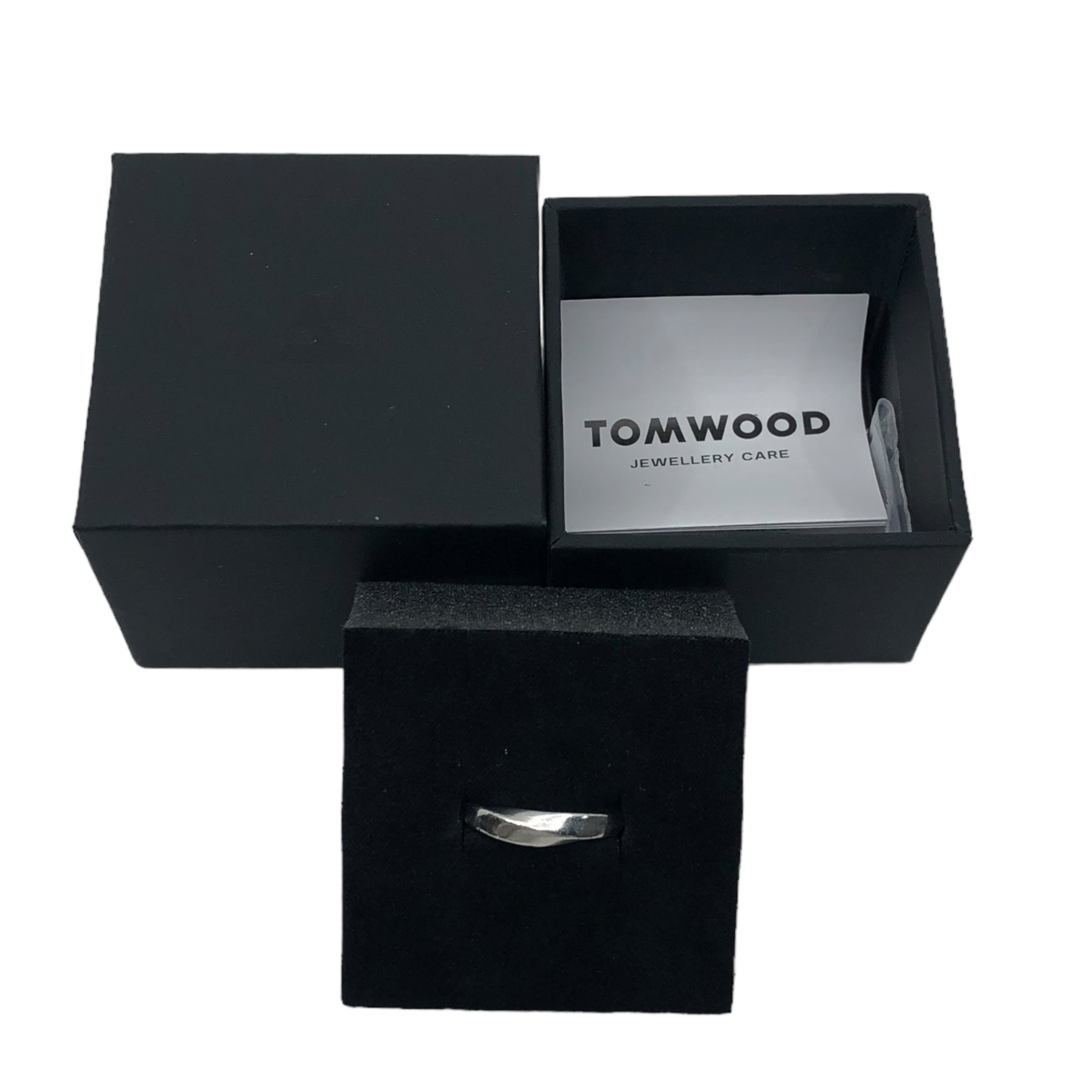 TOM WOOD(トムウッド) INFINITY BAND SLIM インフィニティ バンド スリム シルバー ねじれ リング R75XWNA01S925 62(約22号) シルバー silver925