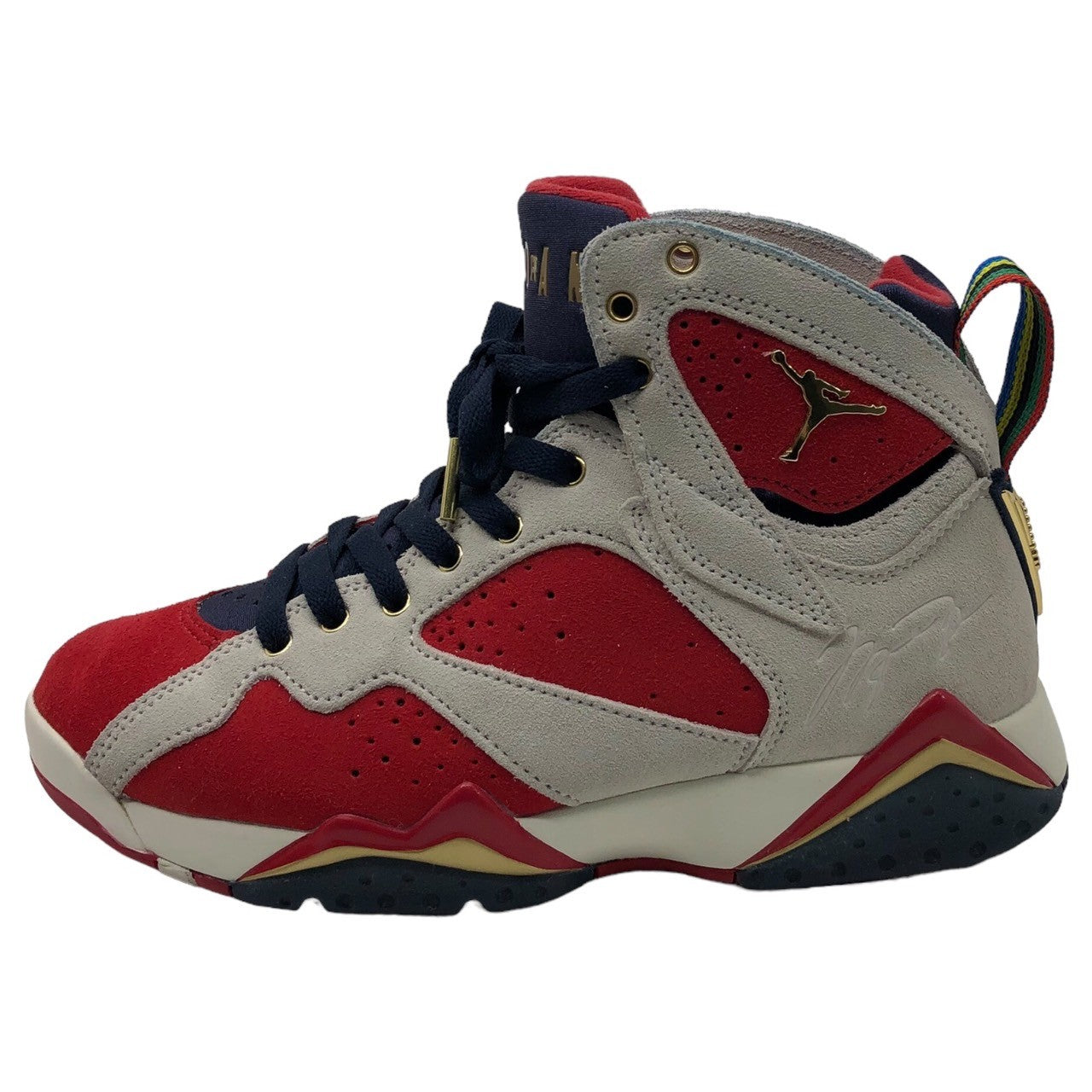 NIKE(ナイキ) AIR JORDAN 7 RETRO TROPHY ROOM NEW SHERIFF IN TOWN エアジョーダン レトロ トロフィールーム ニュー シェリフ イン タウン DM1195-474 25.0cm ホワイト×レッド 箱付 スニーカー シューズ