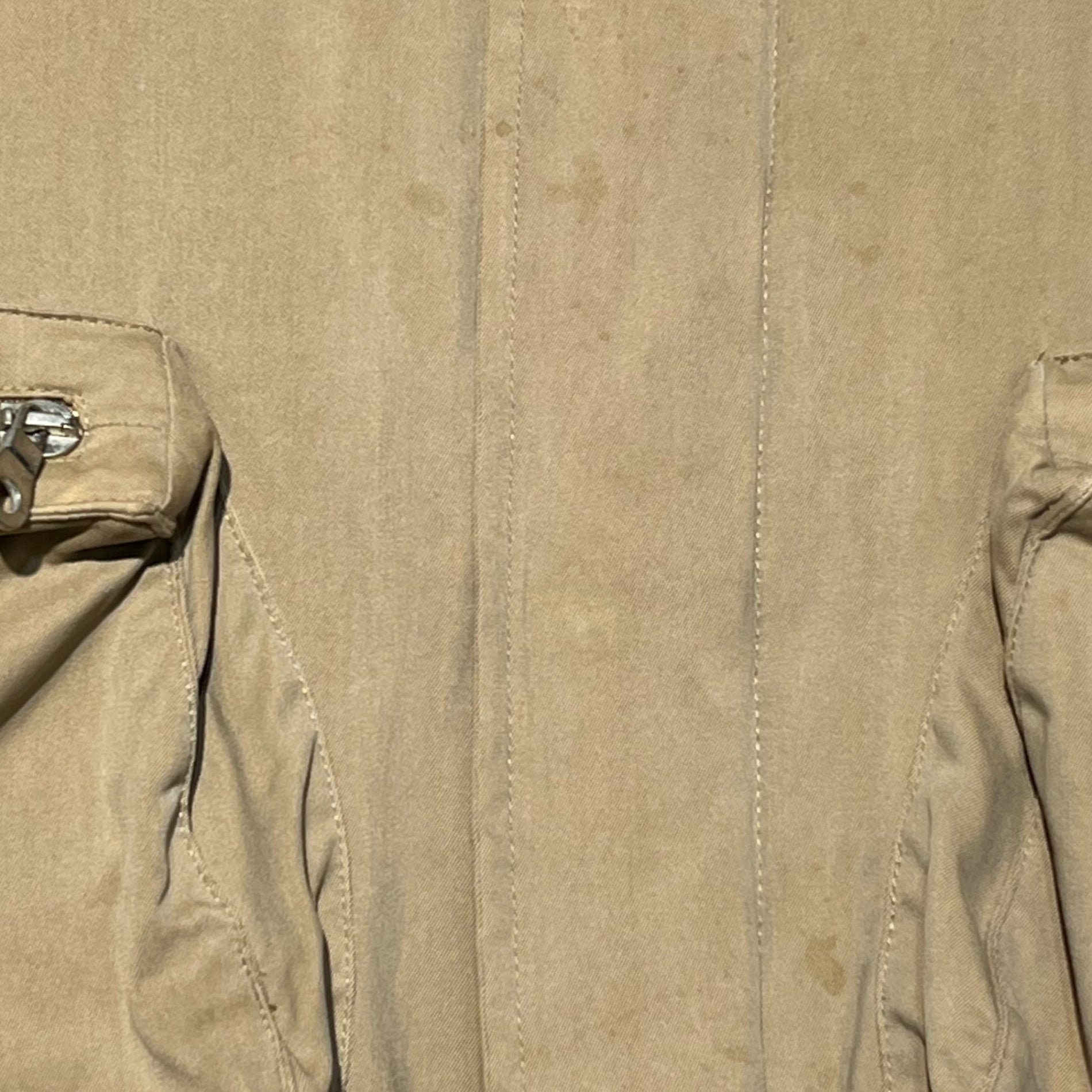 GIORGIO ARMANI(ジョルジオアルマーニ) 90's Archive 2 pocket blouson アーカイブ 2ポケット ブルゾン 52(XL程度) ベージュ 90年代 ヴィンテージ ジャケット