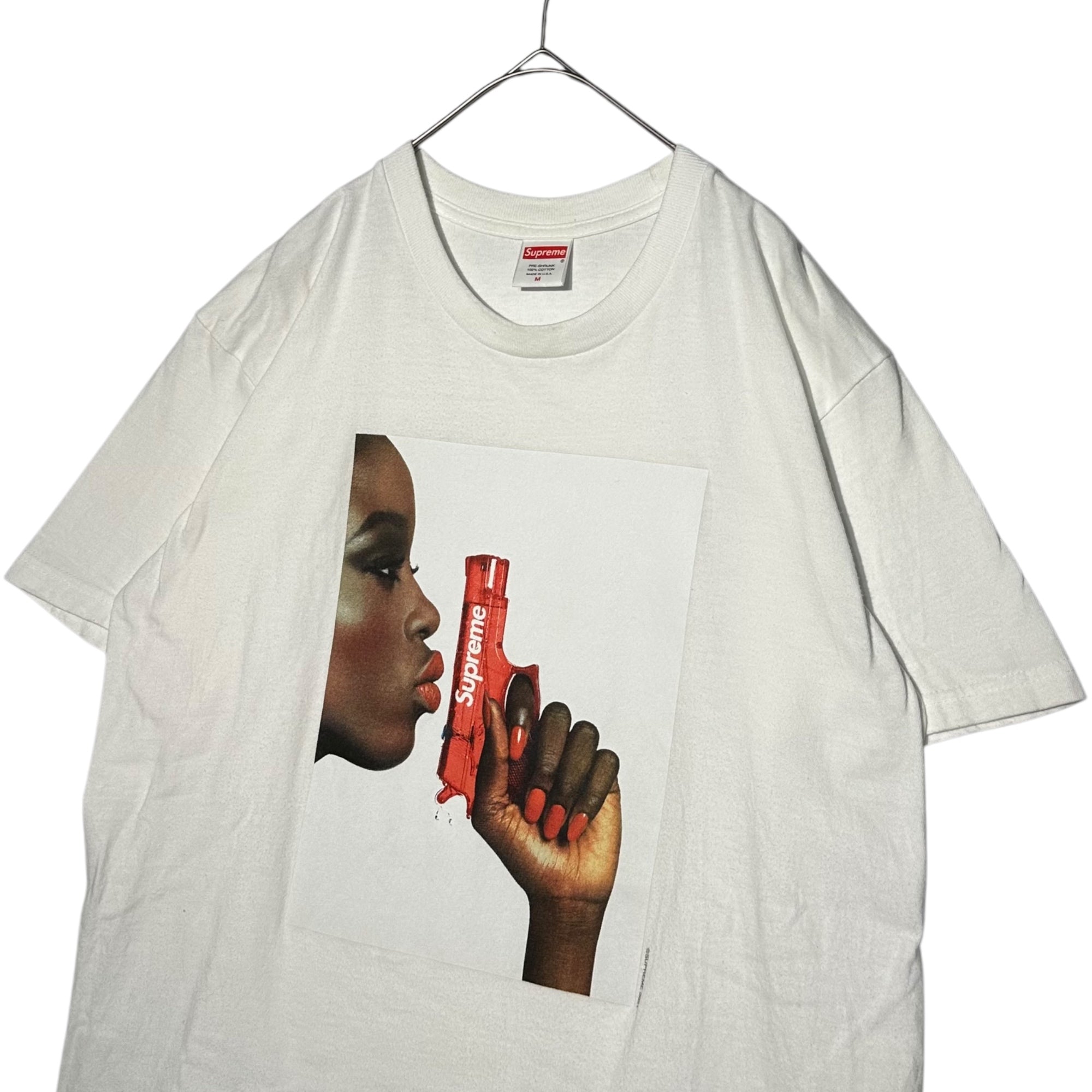 SUPREME(シュプリーム) 21SS Water Pistol Tee 水鉄砲 Tシャツ M ホワイト USA製 フォト プリント