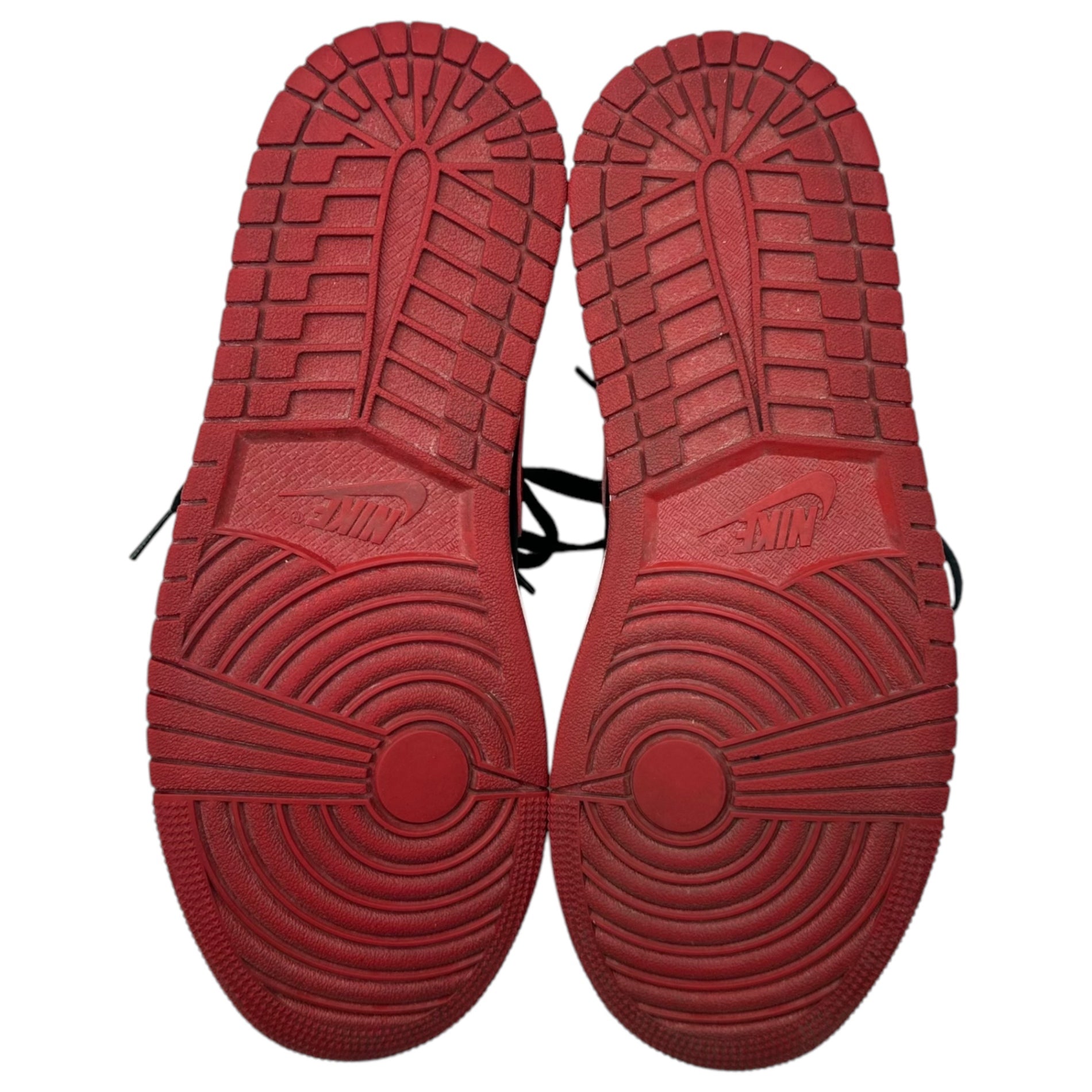 NIKE(ナイキ) Air Jordan 1 Mid "Bred" エア ジョーダン 1 ミッド ブレッド 554724-074 25cm ブラック×レッド ハイカット スニーカー