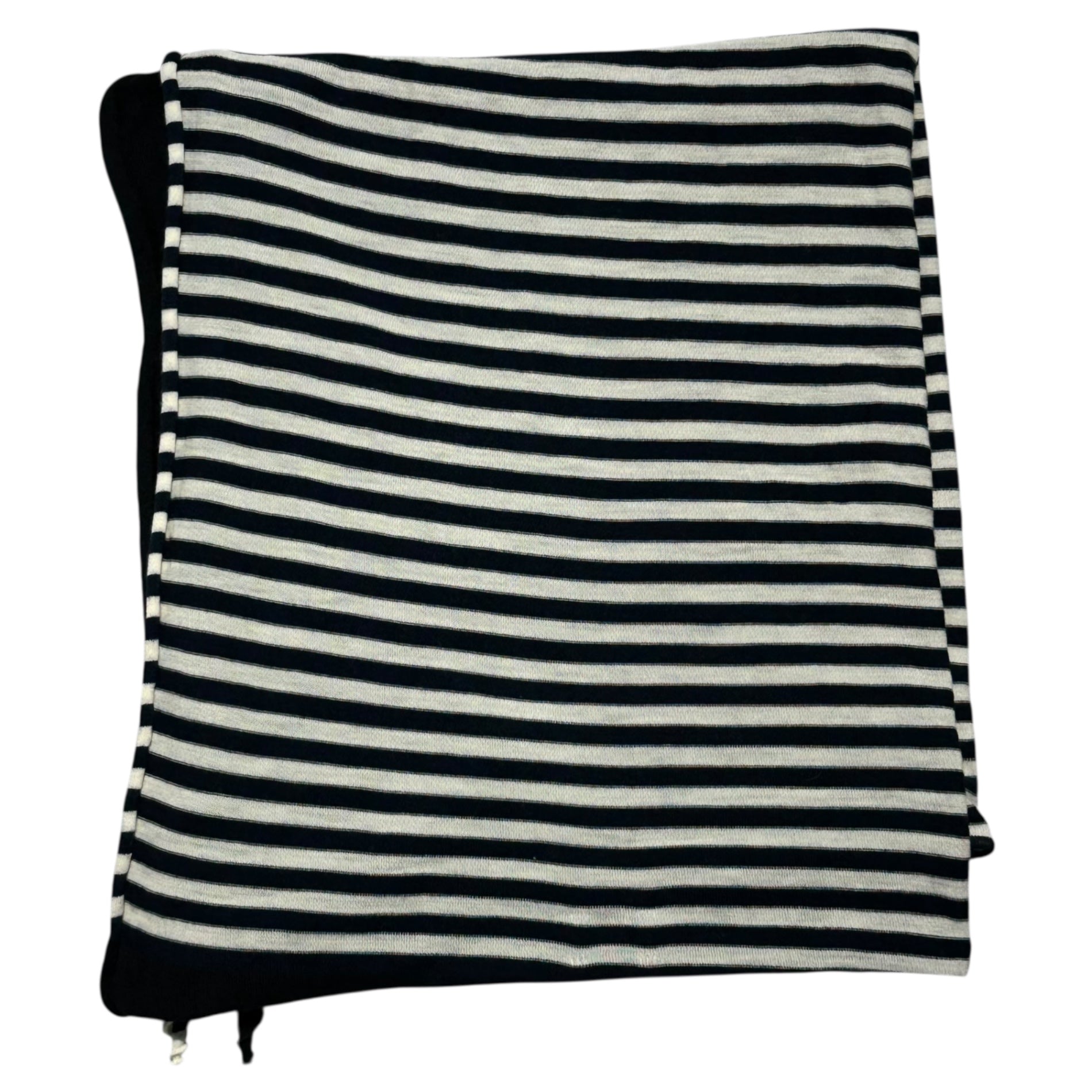 COMME des GARCONS COMME des GARCONS(コムデギャルソンコムデギャルソン) Wool Border Stole ウール ボーダー ストール W13N005 ホワイト×ネイビー×ブラック