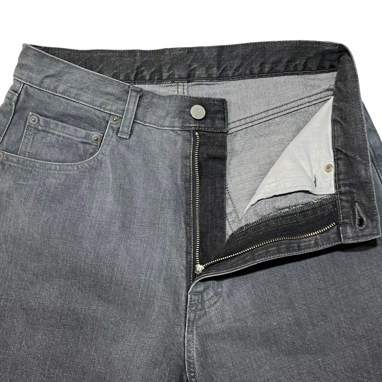 YOKE(ヨーク) Laser Processed 5P Straight Denim Pants/デニムパンツ/ジーンズ/グラデーション YK23SS0468P-B SIZE 2(M) グレー