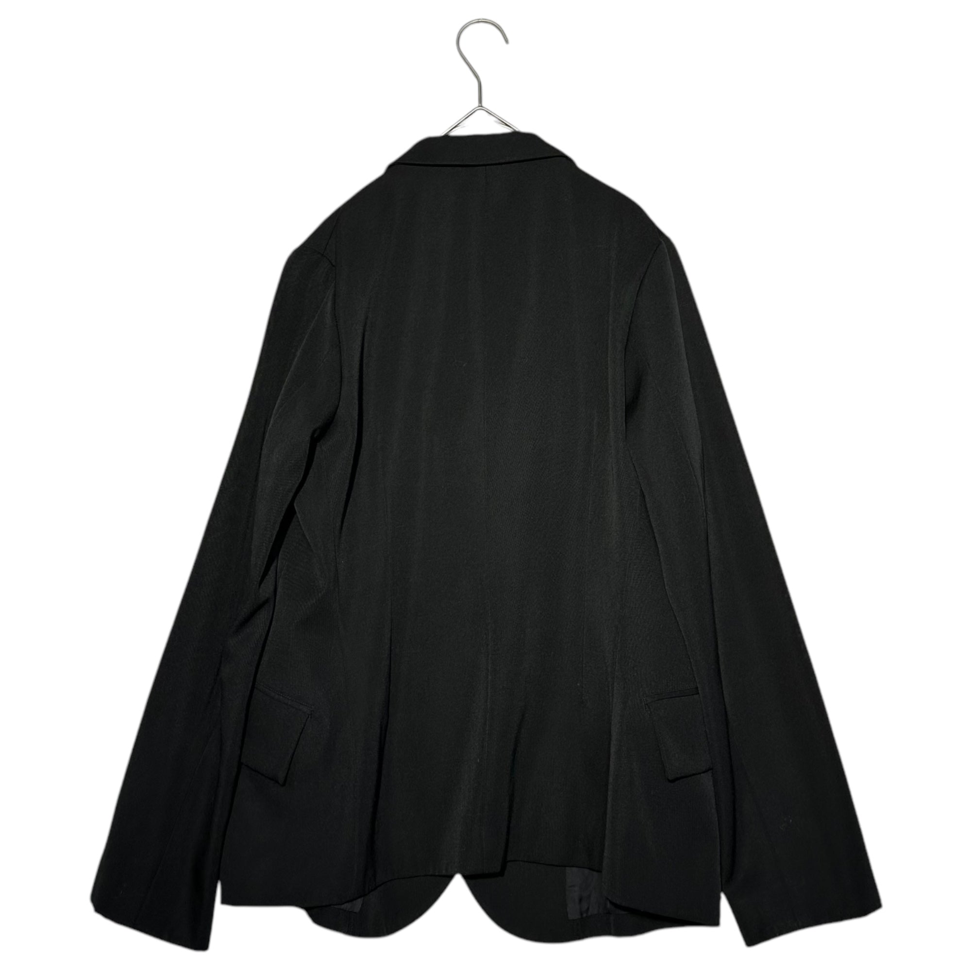 Y's(ワイズ) double-breasted tailored jacket ダブルブレスト テーラード ジャケット YJ-J28-544 4(XL程度、メンズM程度) ブラック
