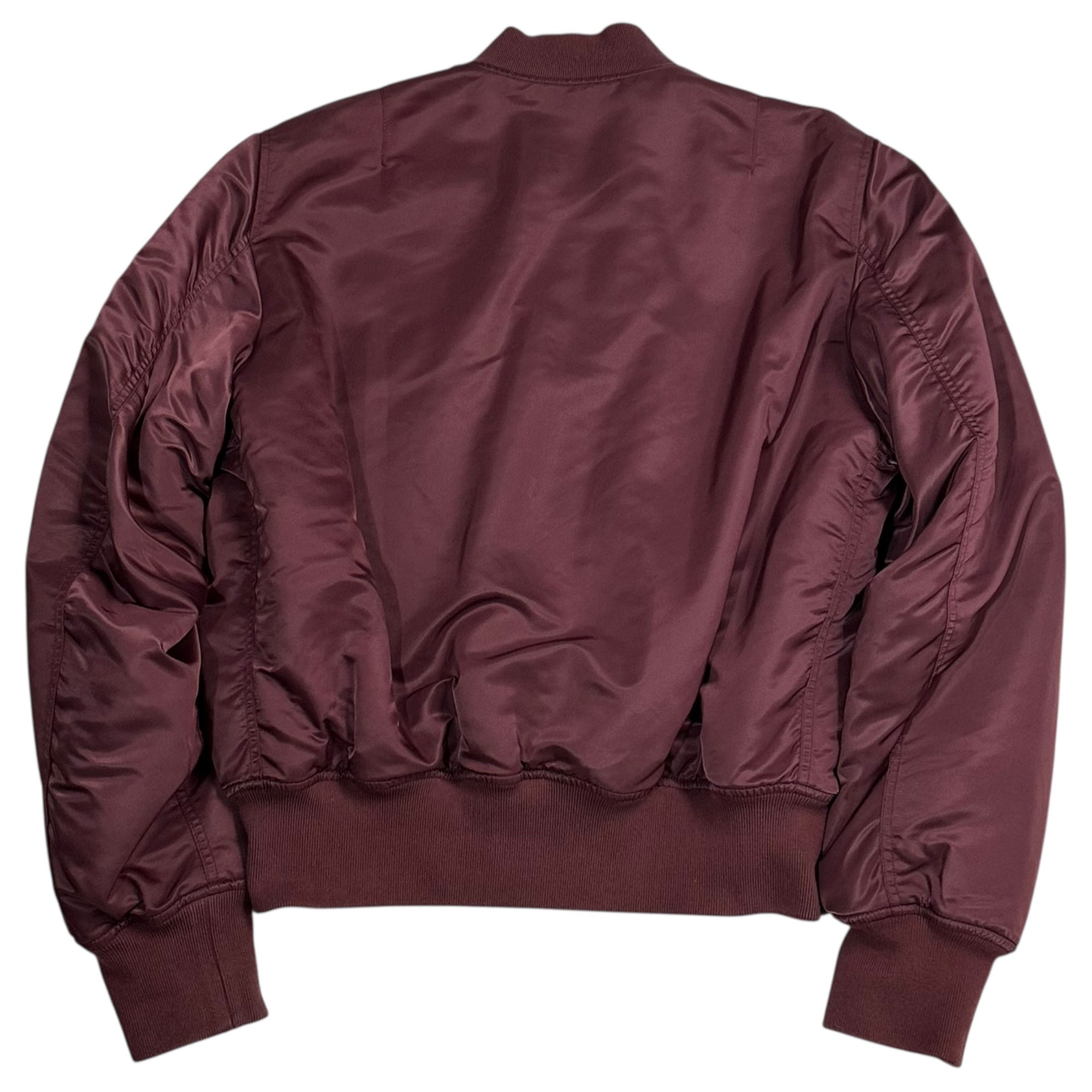 BALENCIAGA(バレンシアガ) 17AW Nylon Cotton Bomber Flight Jacket ナイロン 中綿 ボンバー フライト ジャケット 486235 TWD13 48(M程度) ワインレッド