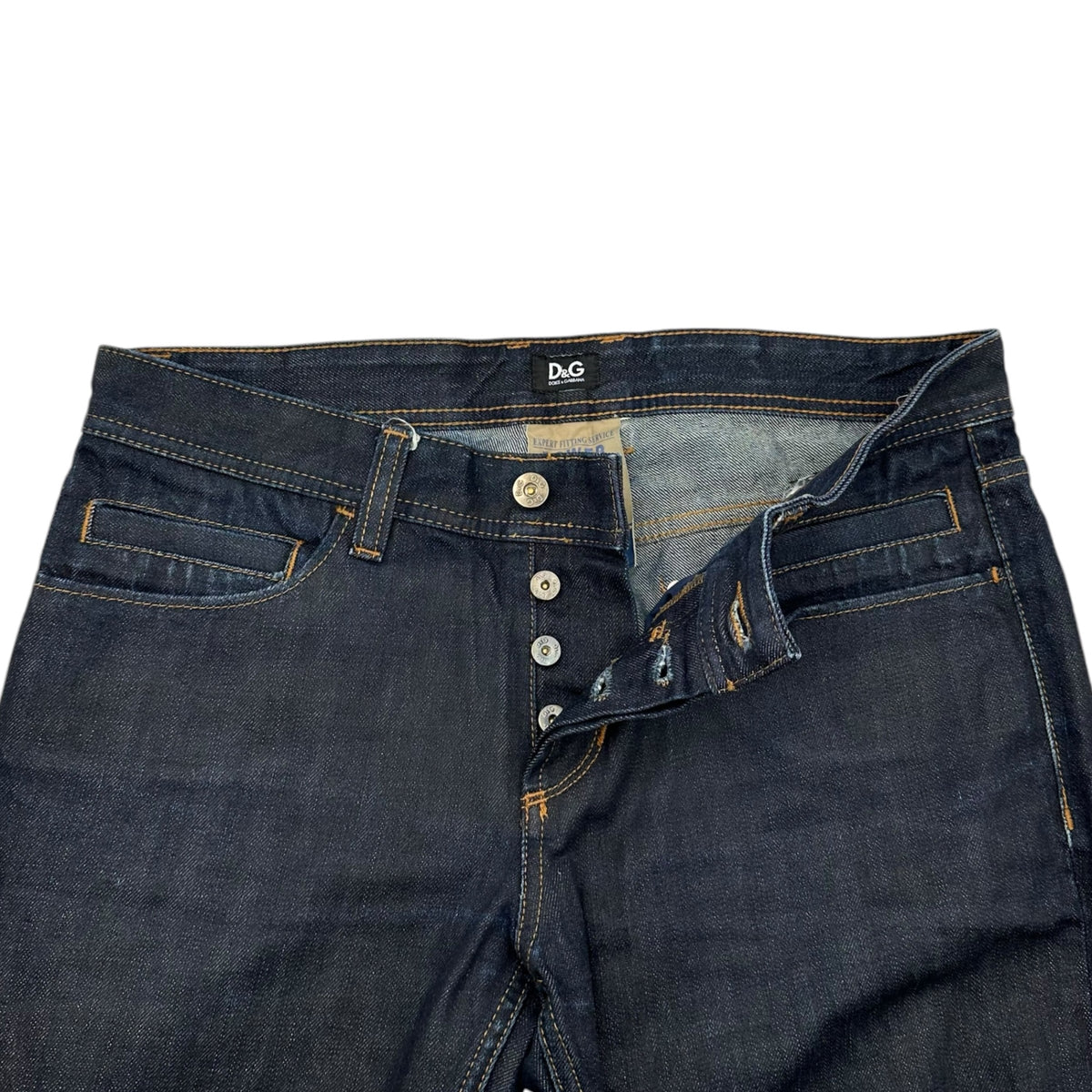 D&G(ディー&ジードルガバドルチェ&ガッバーナ) Straight Denim Pants ストレート デニム パンツ 32 インディゴ