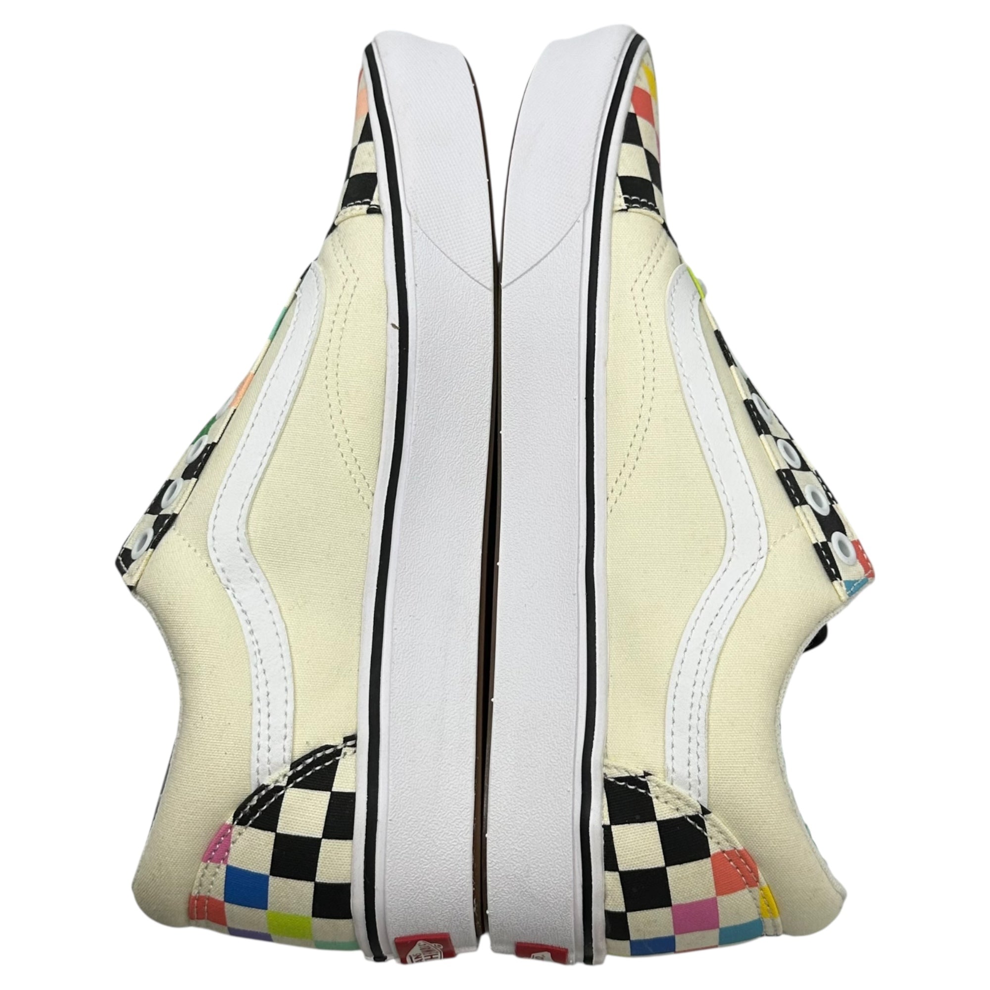 VANS×MoMA(バンズ×モマ) MoMA-Branded Styles COMFYCUSH Old School オールド スクール 721356 27.5cm ホワイト ローカット スニーカー コラボ
