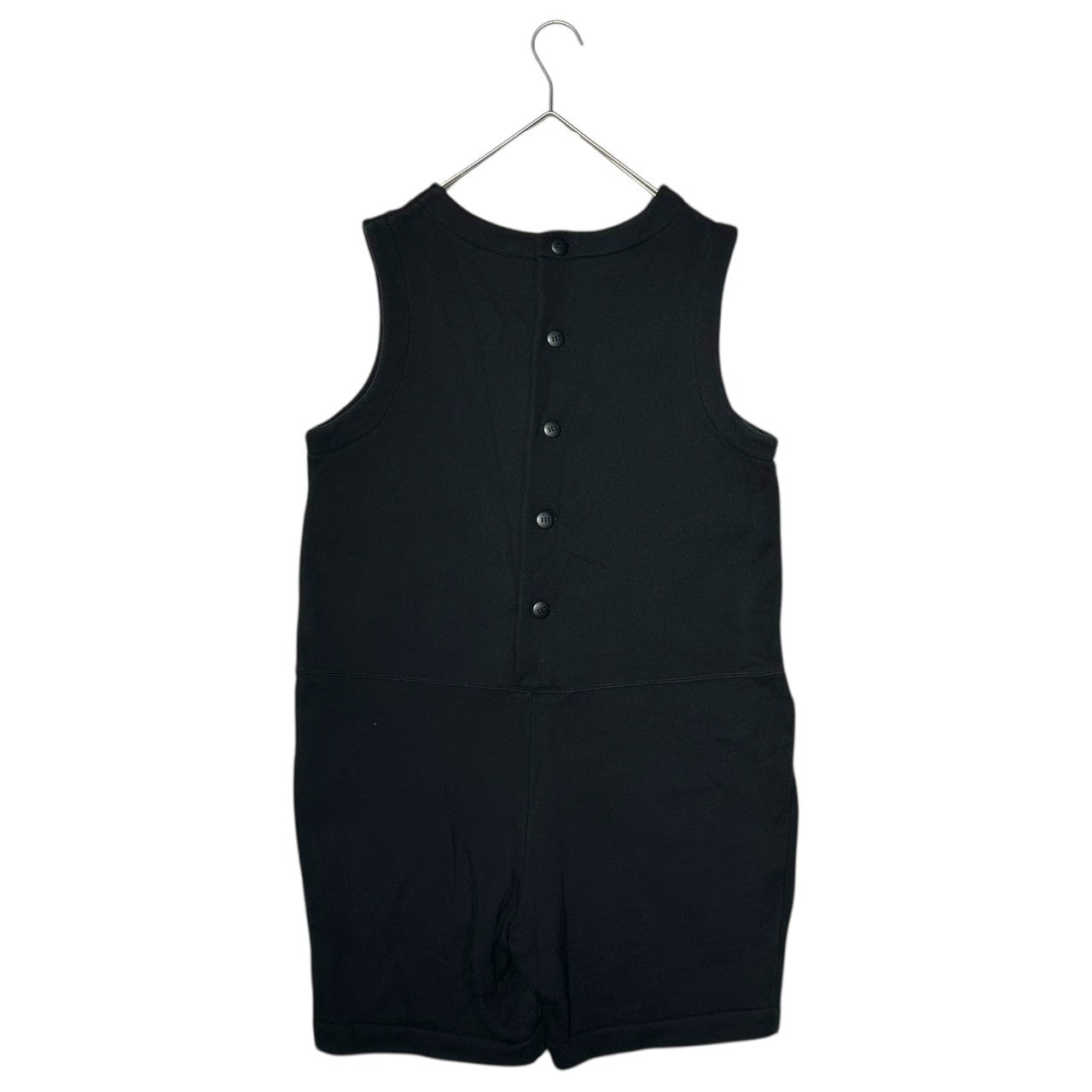 i.s. ISSEY MIYAKE(アイエス イッセイミヤケ) 1991 checkered flag Graphic Print Sleeveless Jumpsuit チェッカー フラッグ グラフィック プリント ノースリーブ ジャンプスーツ IS13-JI003 M ブラック 90's 90年代 アーカイブ サロペット つなぎ オールインワン