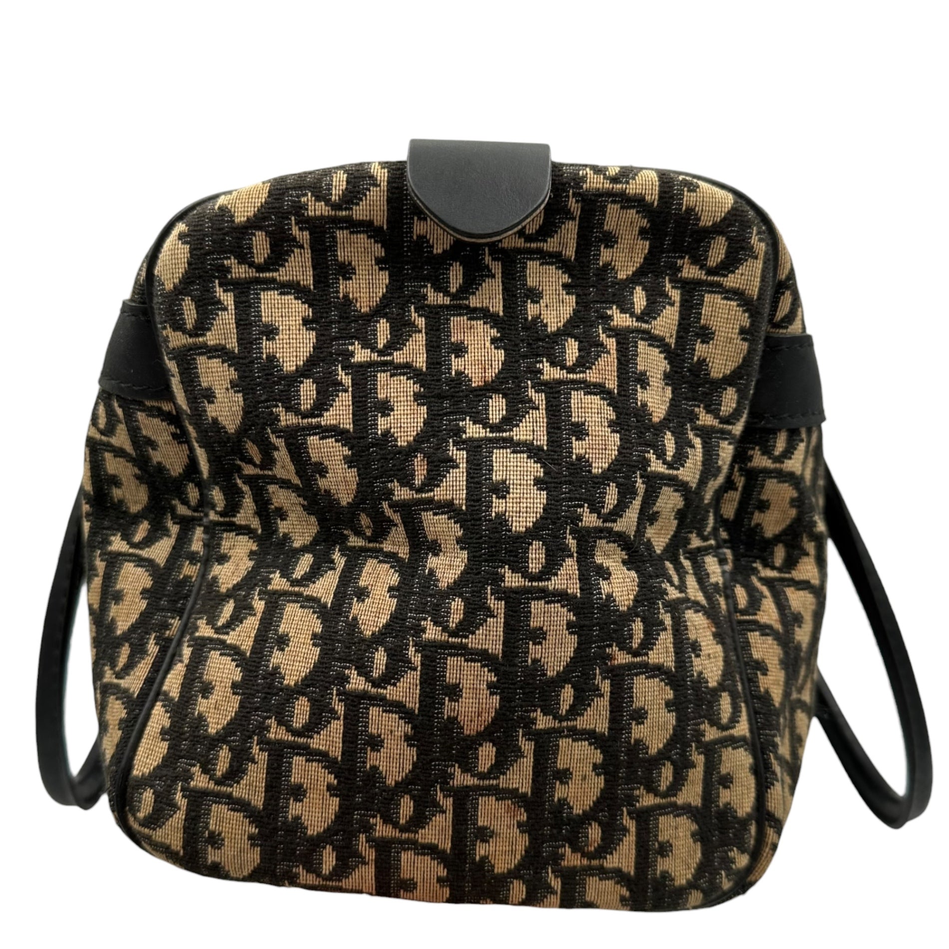 Christian Dior(クリスチャンディオール) 1970's Trotter Canvas Mini Boston Bag トロッター キャンバス ミニ ボストン バッグ ベージュ×ブラック 70年代~ ヴィンテージ