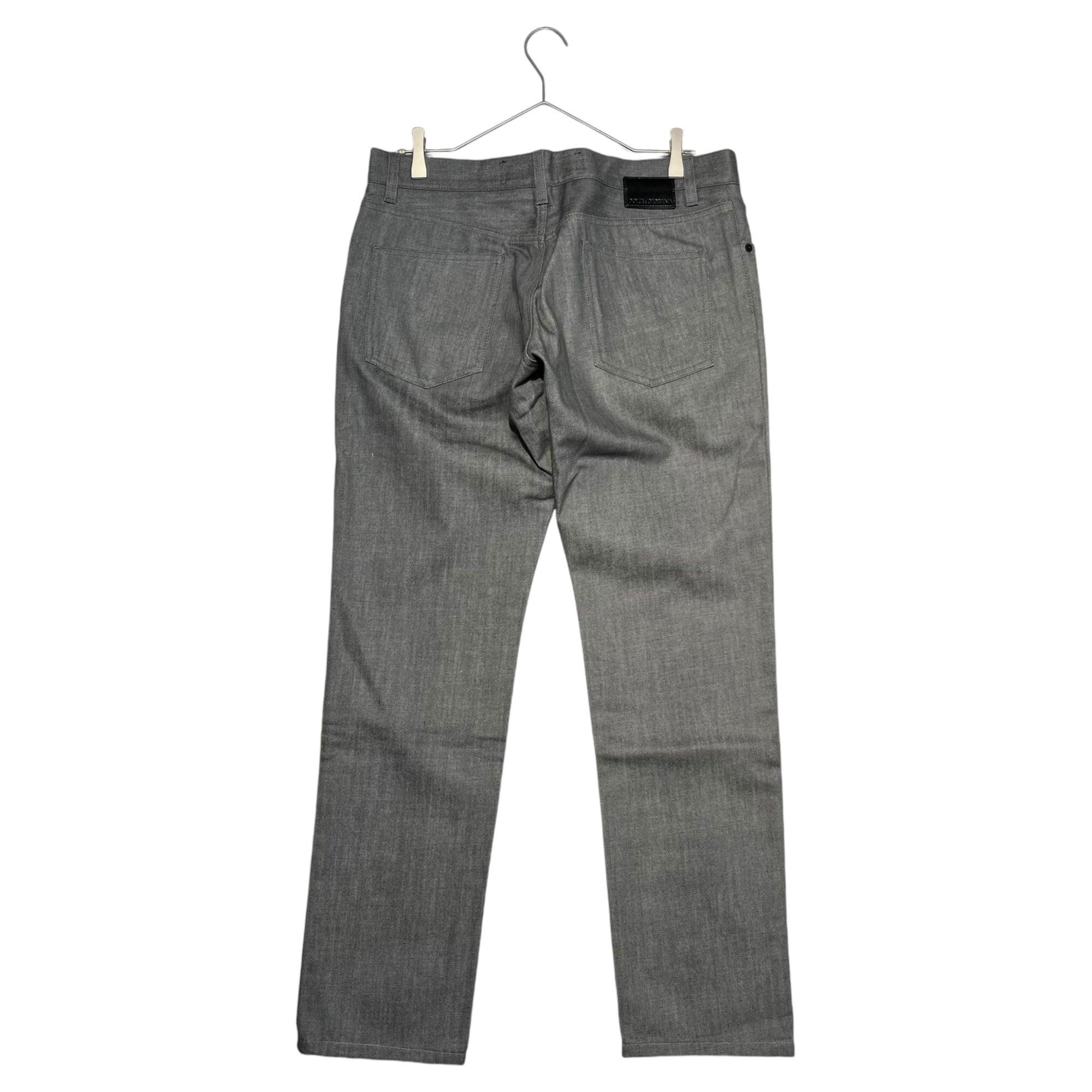 DOLCE&GABBANA(ドルチェ&ガッバーナドルガバ) Straight denim pants ストレート デニム パンツ G641LD G8P99 48(L程度) グレー