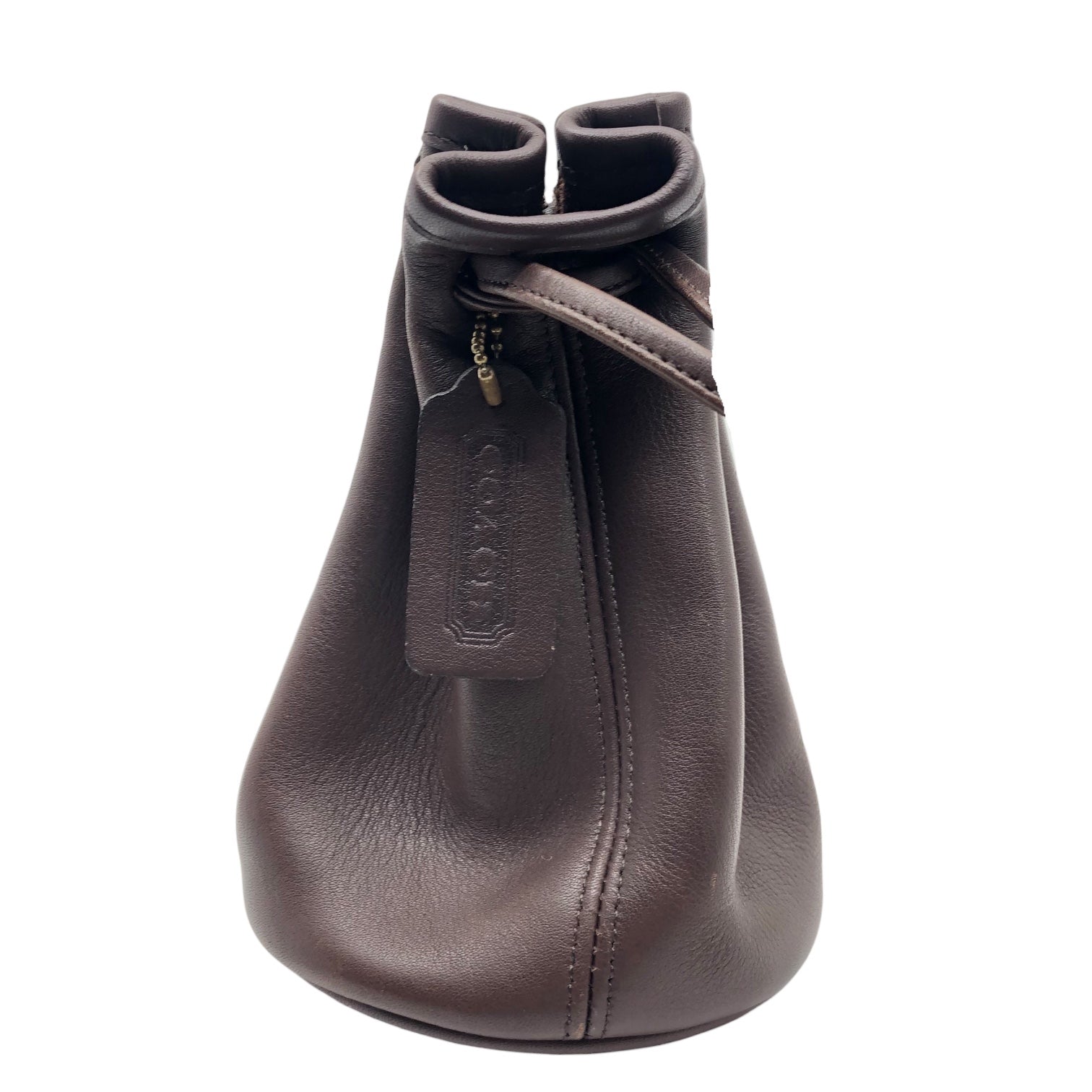 COACH(コーチ) OLD COACH mini drawstring shoulder bag ミニ 巾着 ショルダー バッグ ブラウン