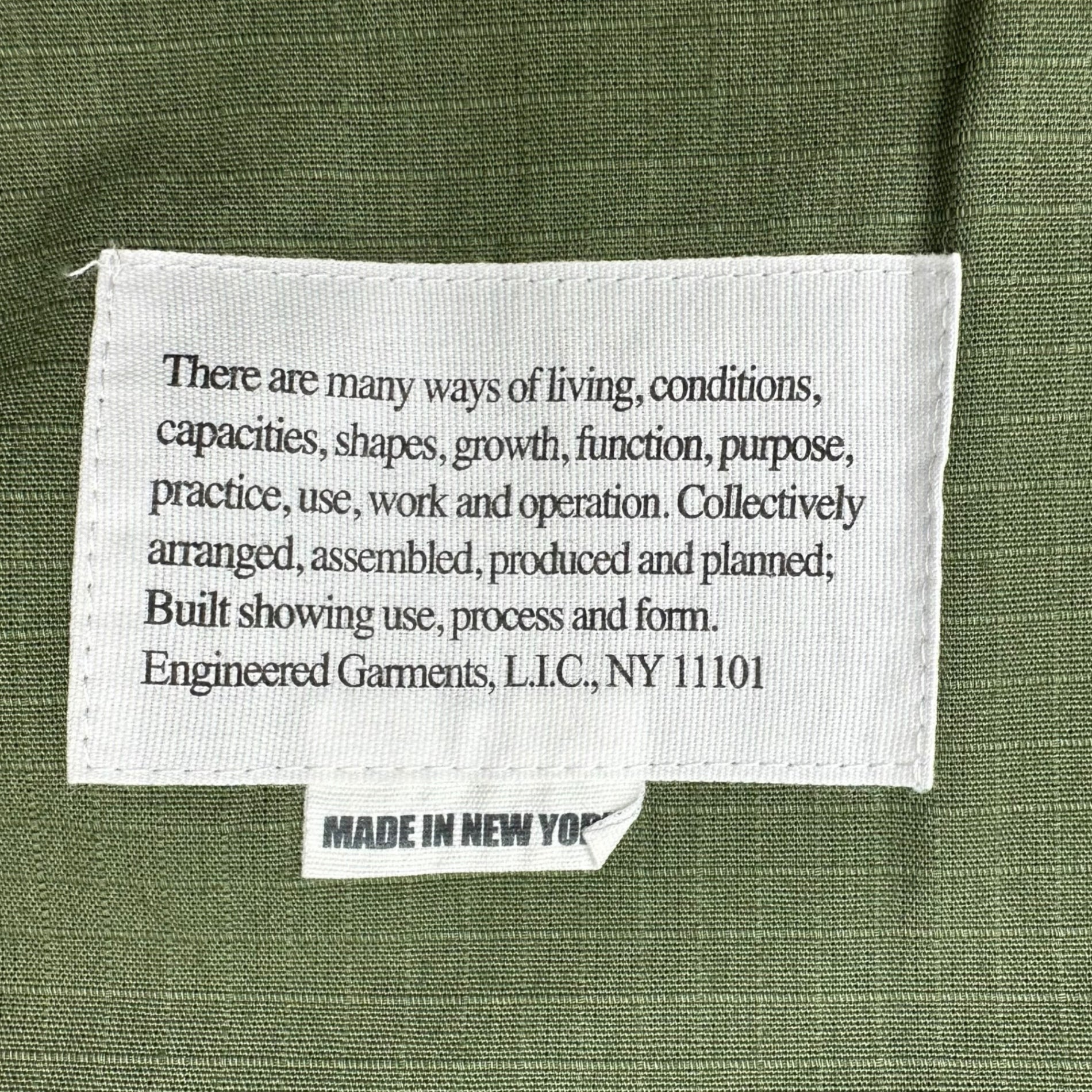 Engineered Garments(エンジニアードガーメンツ) 22SS Dayton Shirt Olive Cotton Ripstop デイトン シャツ リップストップ ミリタリー ジャケット M カーキ