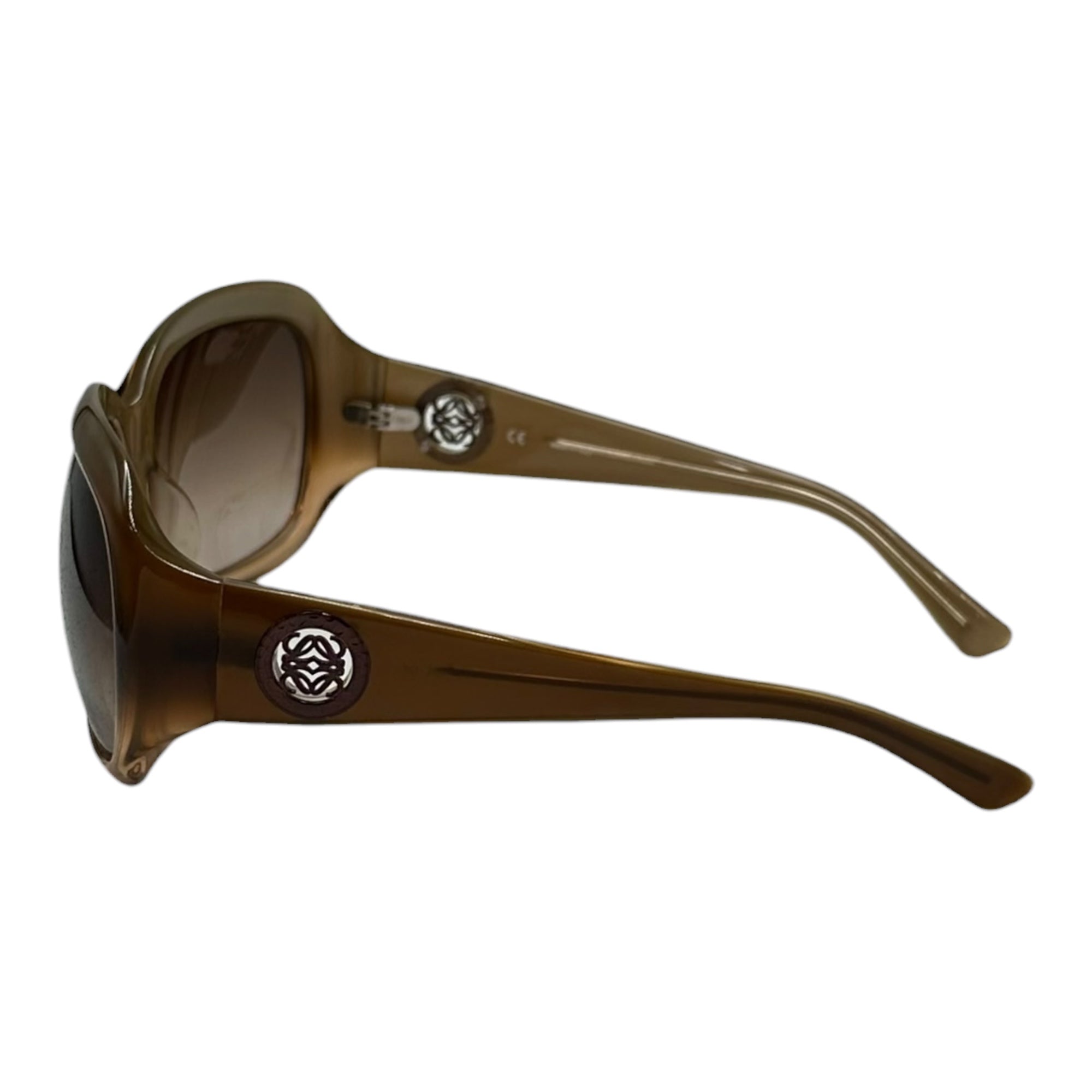 LOEWE(ロエベ) Big Frame Sunglasses アナグラム ビッグフレーム サングラス SLW702G 58□19-125 ブラウン