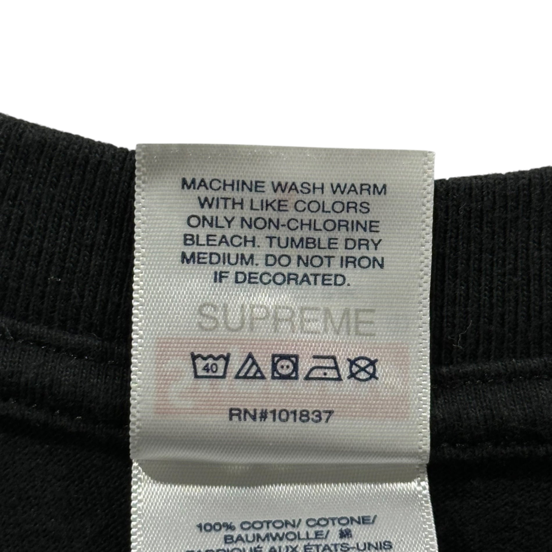 SUPREME(シュプリーム) 2023AW Worship Tee 半袖 プリント Tシャツ S ブラック