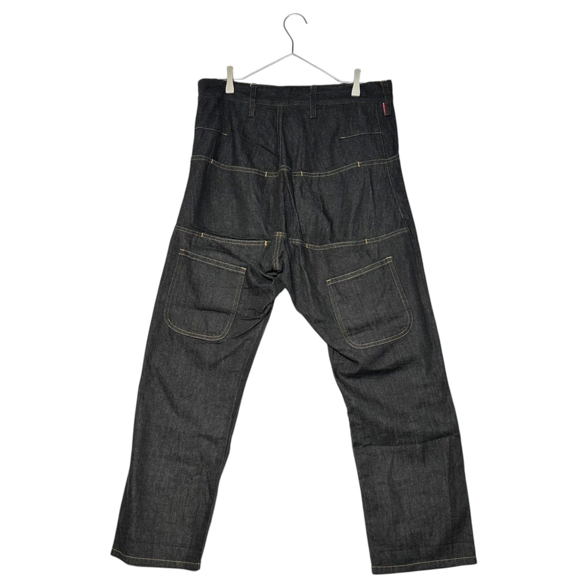 Y's(ワイズ) Deformed Sarouel Denim Pants 変形 サルエル デニム パンツ YJ-P08-006 2(M程度) ブラック