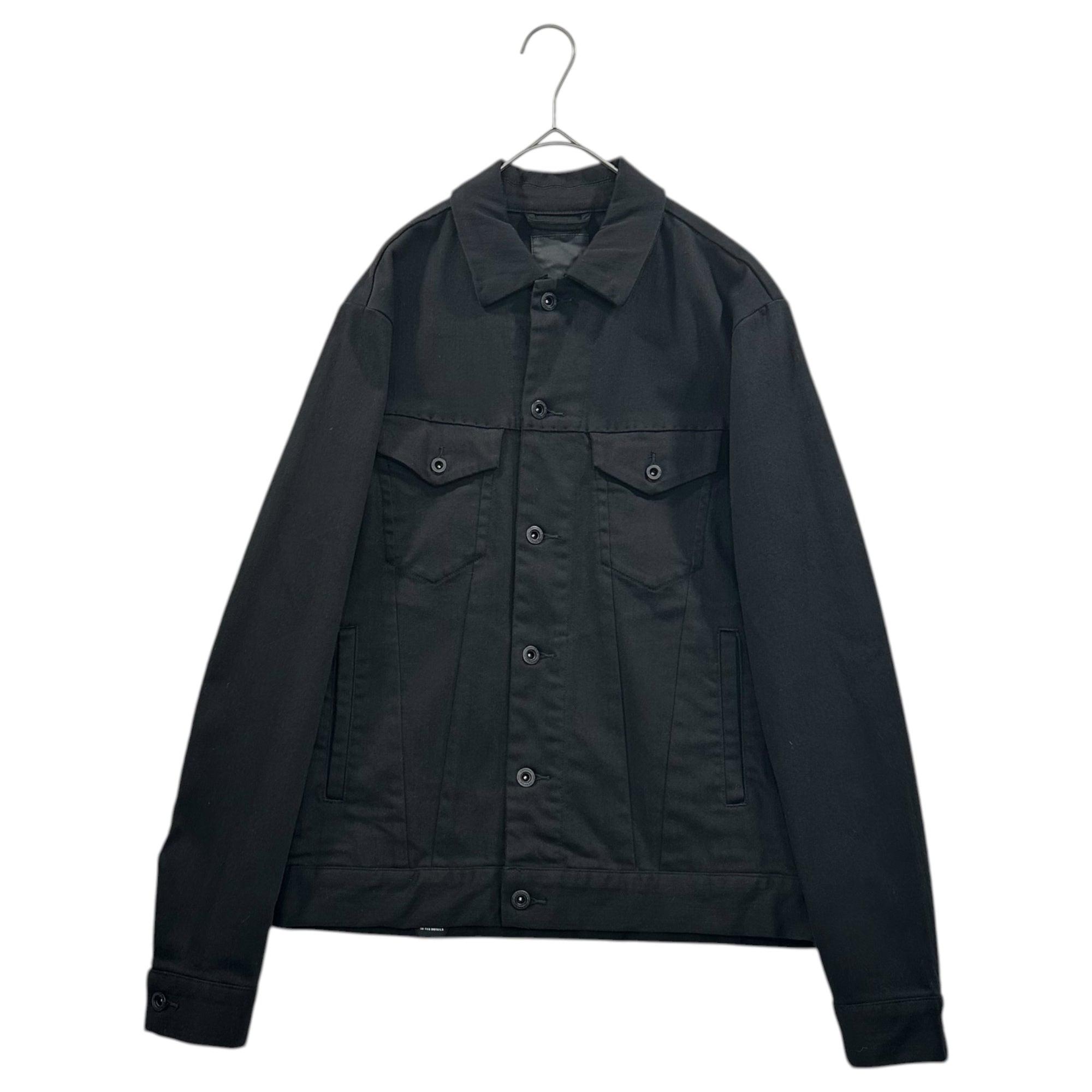 DENHAM(デンハム) 21AW Cotton Jacket コットン トラッカー ジャケット 01-21-10-21-001 M ブラック
