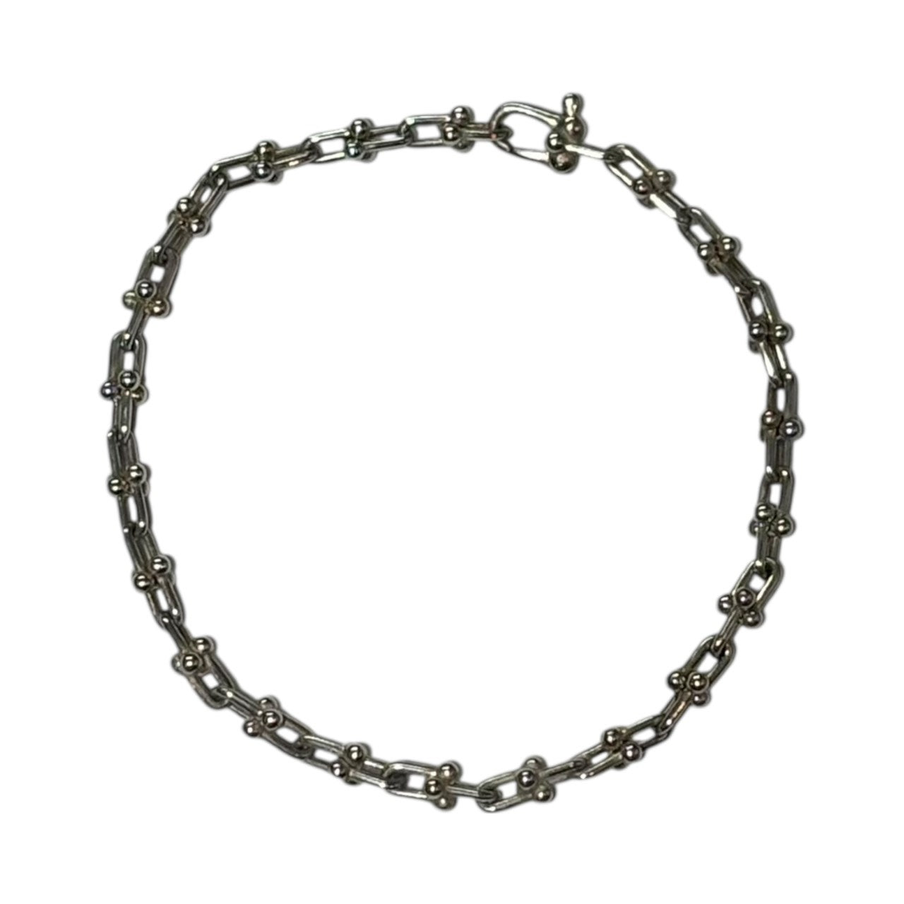 TIFFANY & CO.(ティファニー) Hardware Micro Link Bracelet ハードウェア マイクロ リンク ブレスレット Micro シルバー Ag 925