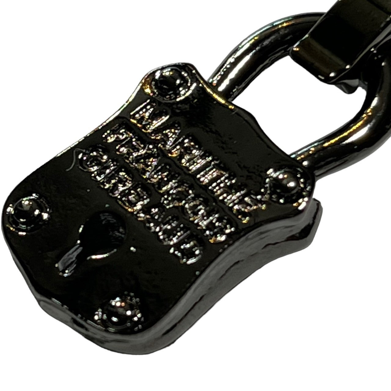 MARITHE FRANCOIS GIRBAUD(マリテフランソワジルボー) 00's logo padlock pendant top ロゴ パドロック ペンダント トップ ネックレス シルバー Y2K 鍵