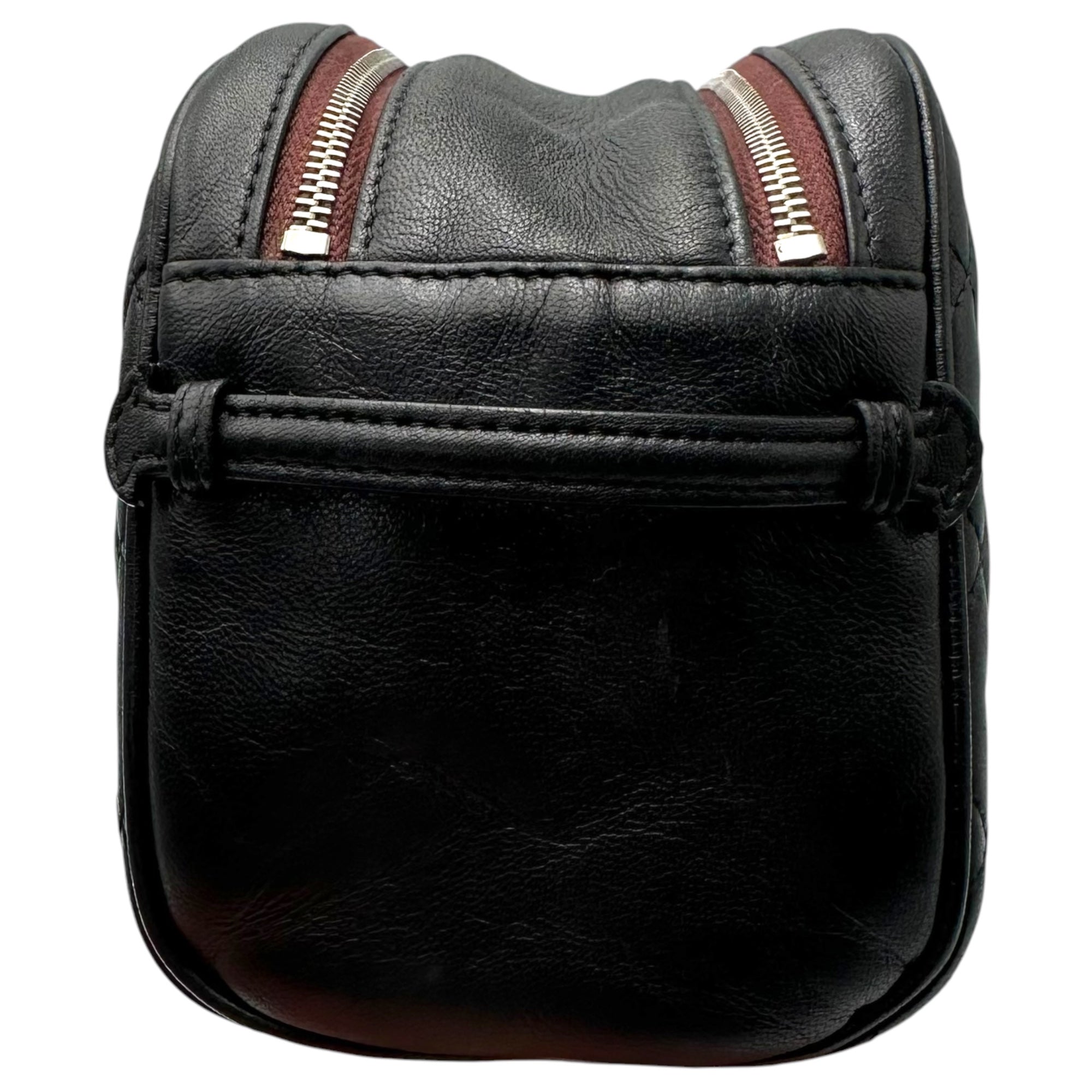 CHANEL(シャネル) Matelasse Large Toiletry Case - Lambskin マトラッセ ラージ トワレ ポーチ ラムスキン ブラック 2012年製造 16番台 16****** ココマーク ケース バッグ コスメ
