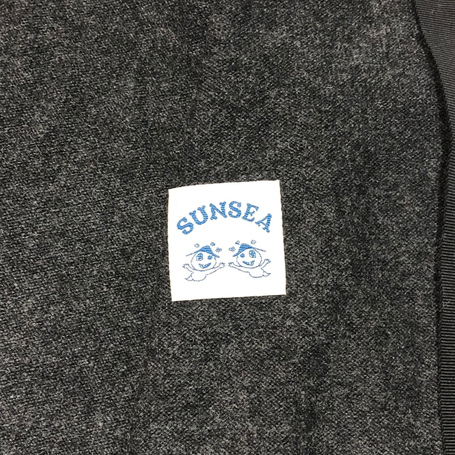 SUNSEA(サンシー) 24SS CASHMERE ZIP CARDIGAN カシミア ジップ カーディガン 28th collection SUNSEA2851 SIZE 3(L) チャコール 2024年2月発売完売品