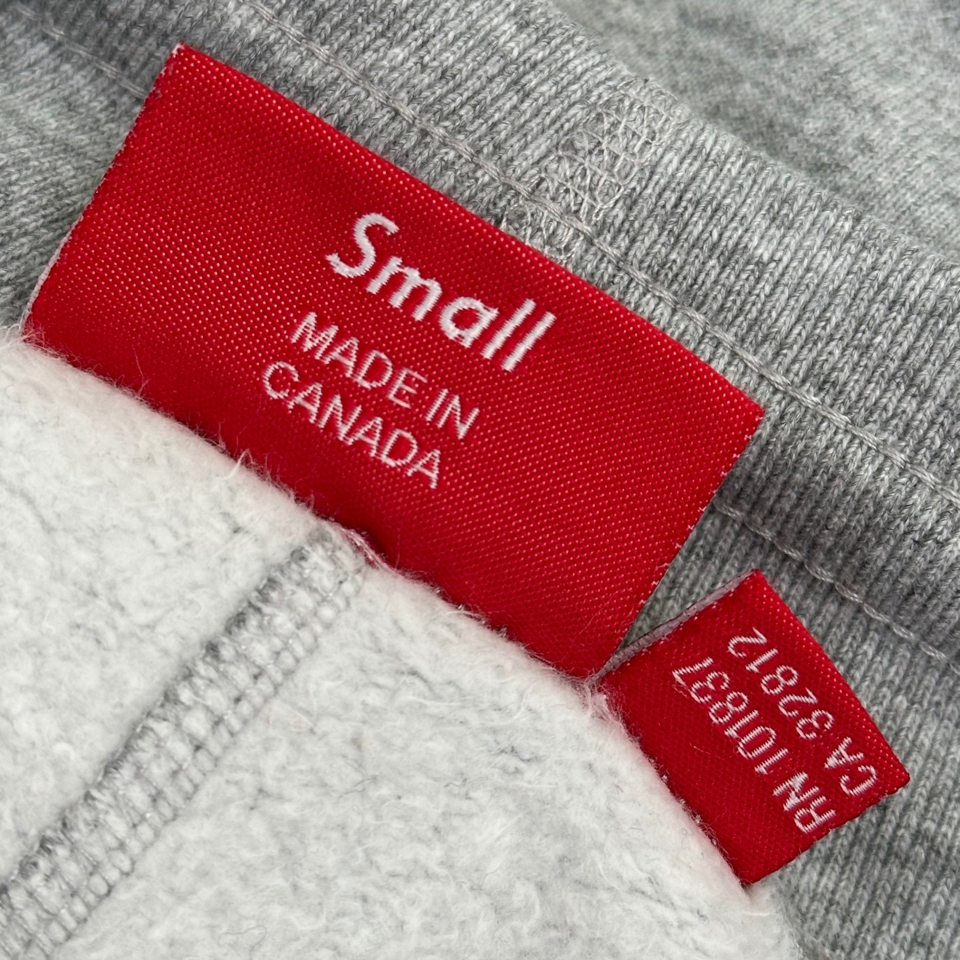 SUPREME(シュプリーム) 12FW Logo Sweat Pants ロゴ スウェット パンツ S グレー カナダ製 裏起毛