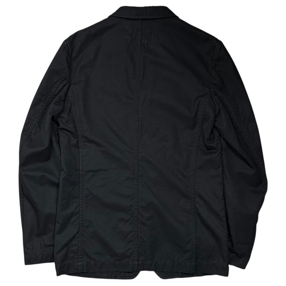 COMME des GARCONS HOMME(コムデギャルソンオム) 2009SS Cotton 3B Jacket コットン 3B テーラード ジャケット HC-J019 SS ブラック×ブルー AD2008