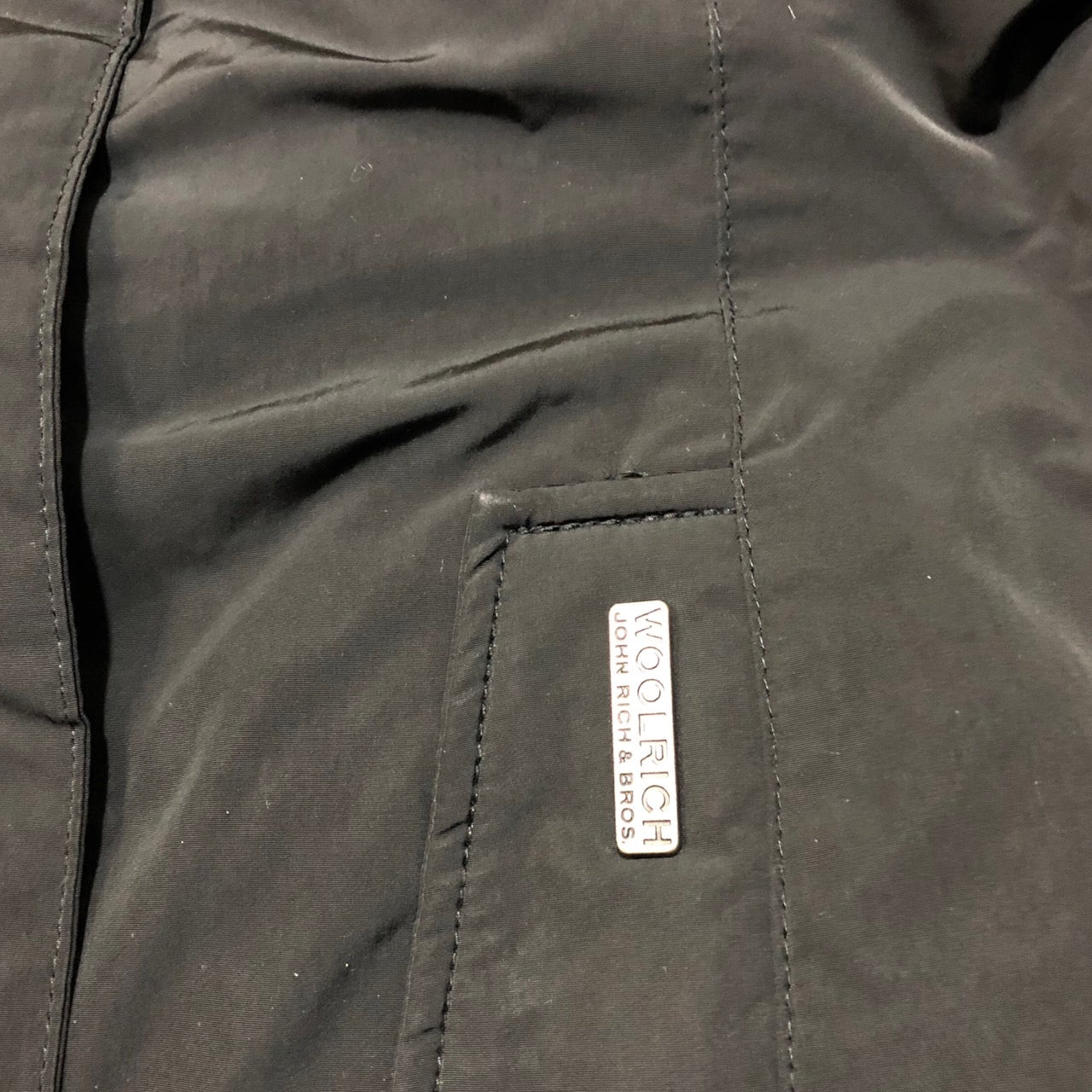 WOOLRICH(ウールリッチ) LUXURY VANCOUVER/フォックスファーダウンコート/ダウンジャケット 1502253 XS ブラック WOOLRICH WOOLEN MILLS