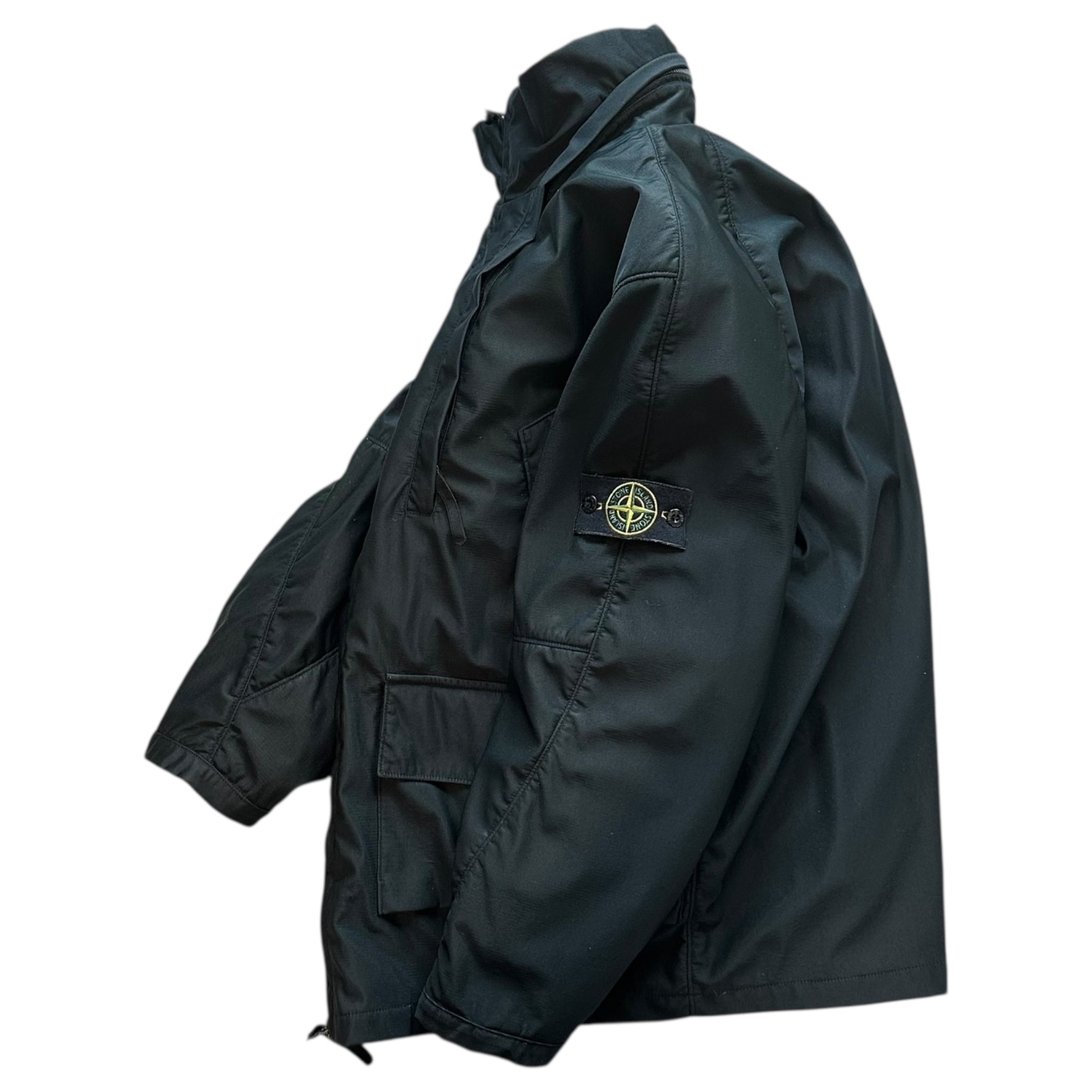 STONE ISLAND(ストーンアイランド) 2000AW 3WAY Nylam Jacket ナイラム ジャケット ライナー付 33154Q42/A M ブラック 00's マウンテンパーカー キルティング 稀少品 アーカイブ