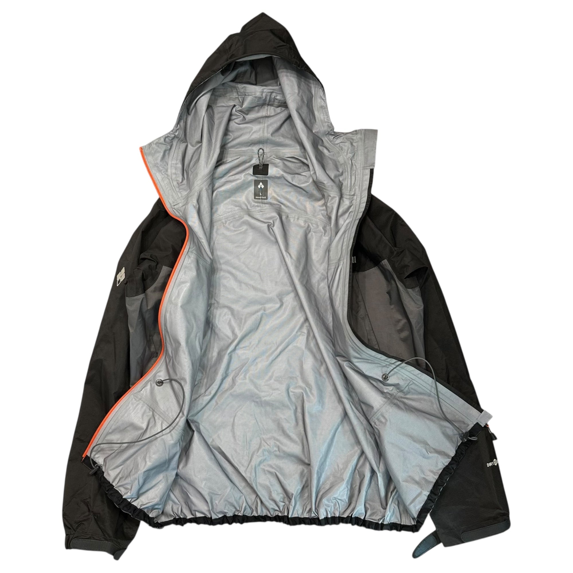 mont-bell(モンベル) Thunder Pass Jacket Men's サンダー パス ジャケット 1128635 L グレー×ブラック×オレンジ