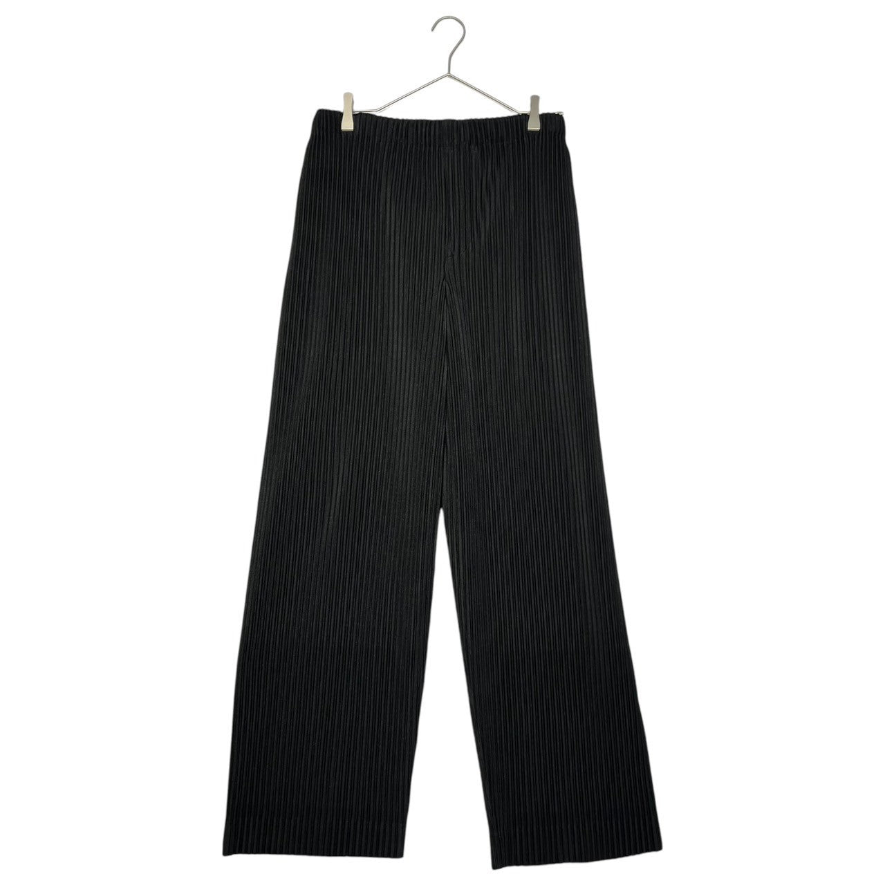 HOMME PLISSE ISSEY MIYAKE(オムプリッセイッセイミヤケ) MONTHLY COLOR OCTOBER ストレート プリーツ パンツ HP43JF119 2 ブラック 完売品