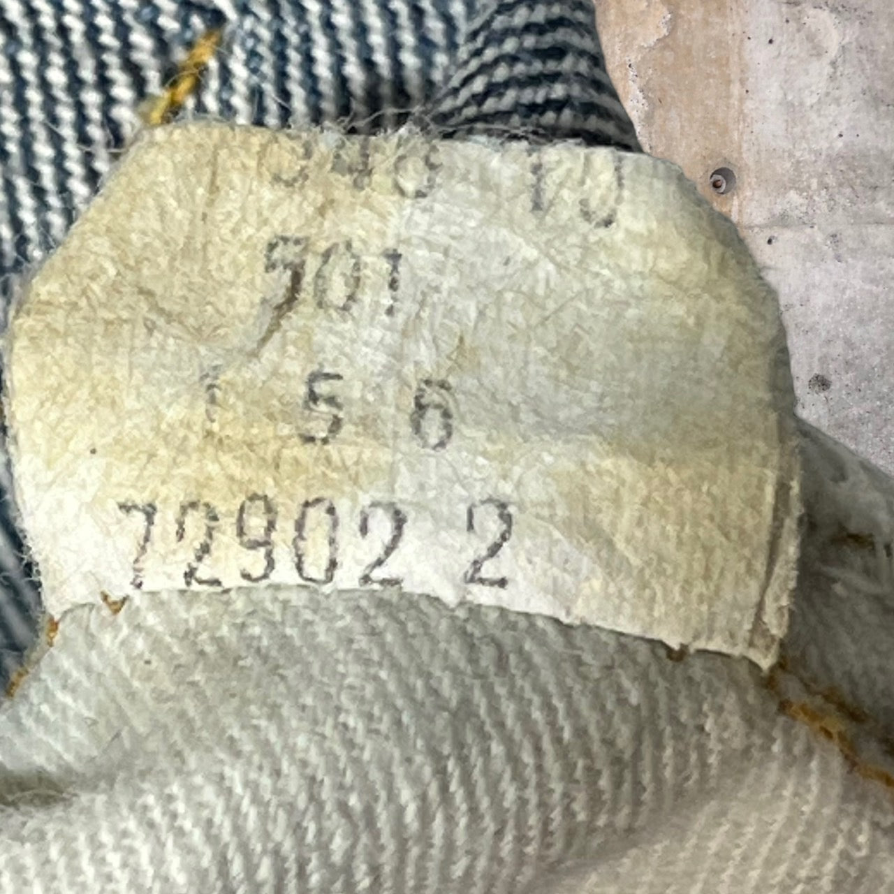 Levi's(リーバイス) 70's 66前期501vintage denim pants/ヴィンテージデニムパンツ/ストレート 表記無し(W37程度) インディゴ/濃紺 1975年1月製造 70年代 70s スモールe 赤耳