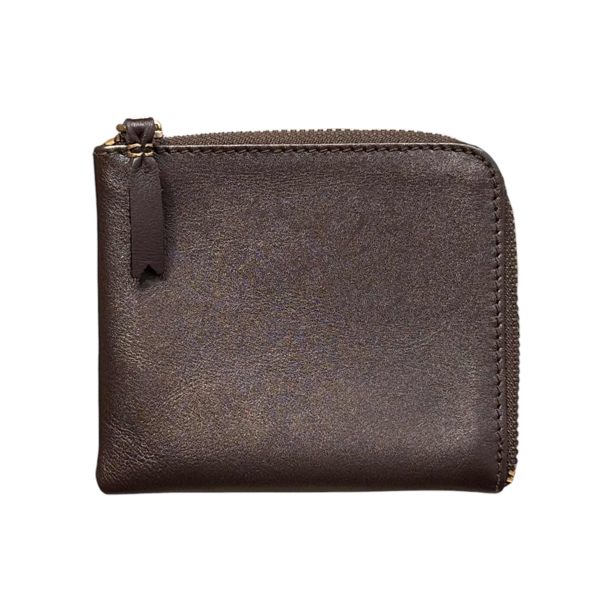 Wallet COMME des GARCONS(ウォレットコムデギャルソン) L-SHAPED ZIPPER WALLET L字ファスナー 財布 ブラウン