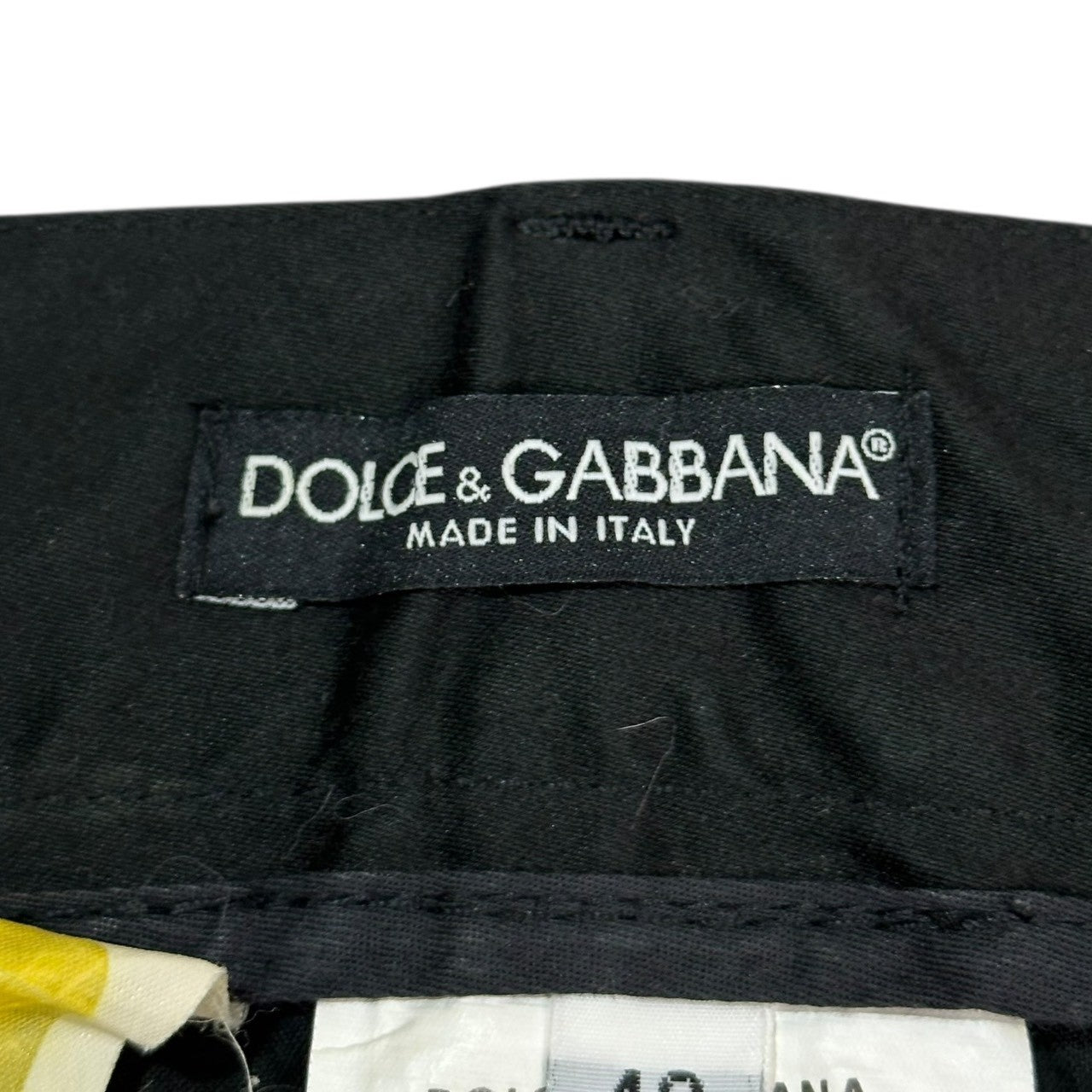 DOLCE&GABBANA(ドルチェ&ガッバーナドルガバ) Basic Chino Pants ベーシック チノ パンツ G32YGT/FU6GJ 48(M) ブラック