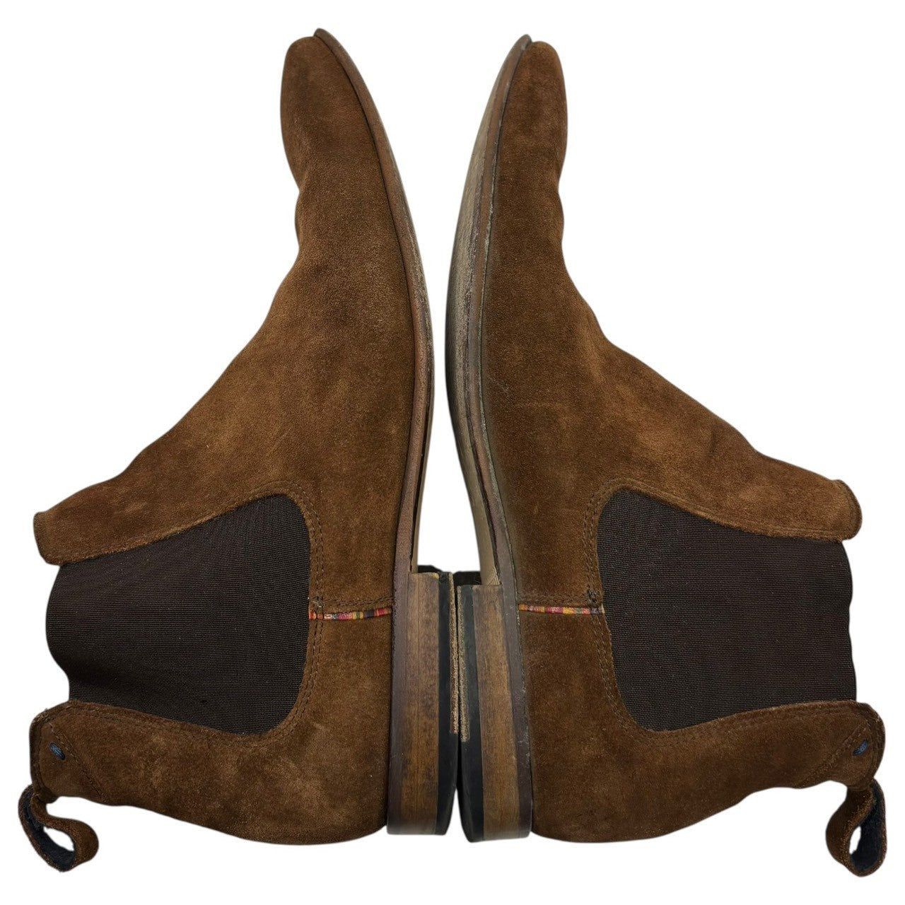 PS PAUL SMITH(ピーエスポールスミス) Suede Side Gore Boots スウェード サイドゴア ブーツ UK7(25.5~26.0cm程度) ブラウン
