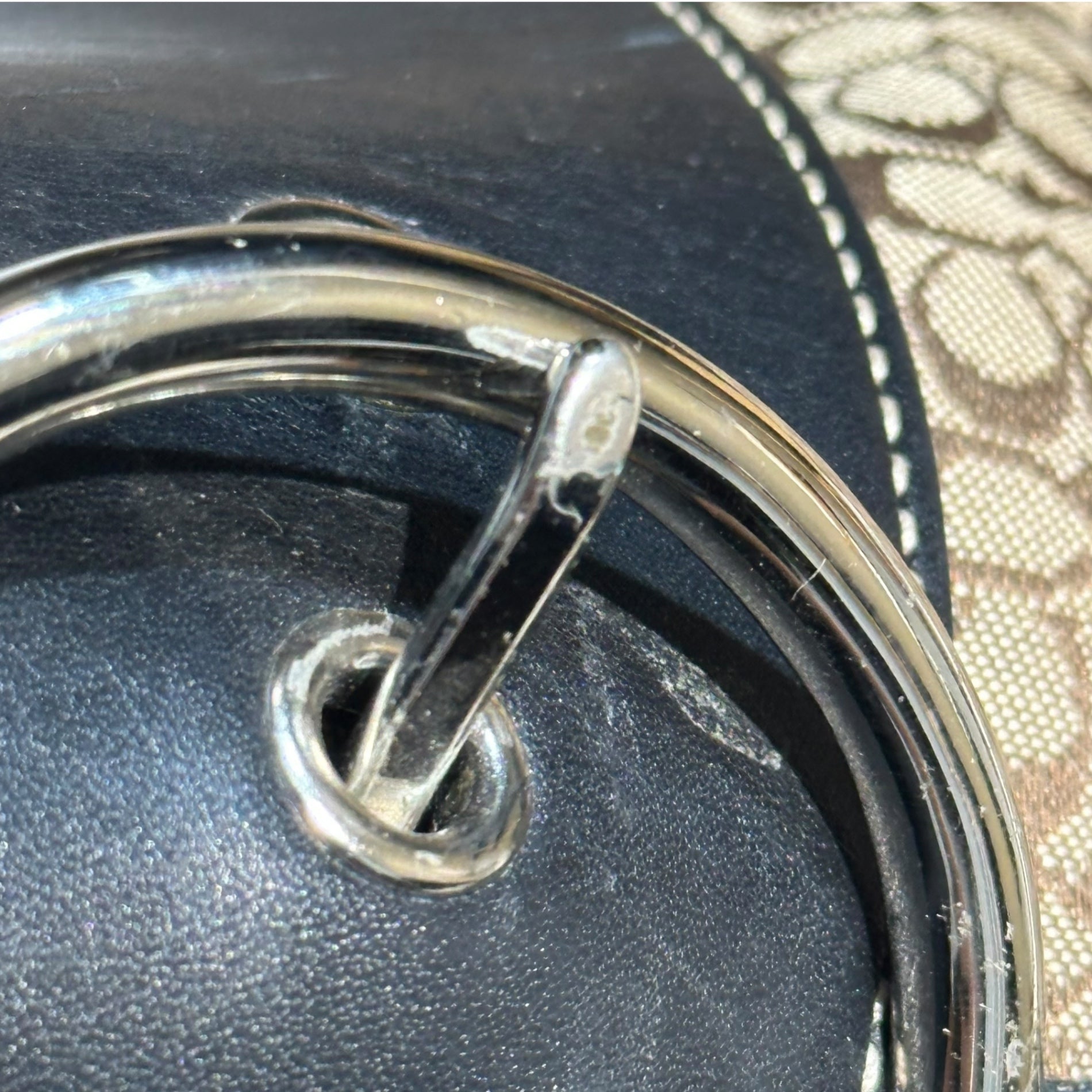 COACH(コーチ) Logo Patch Signature Body Bag ロゴ ワッペン シグネチャー ボディバッグ F72931 ベージュ×ブラック ウエスト ポーチ ショルダー バッグ 斜め掛け