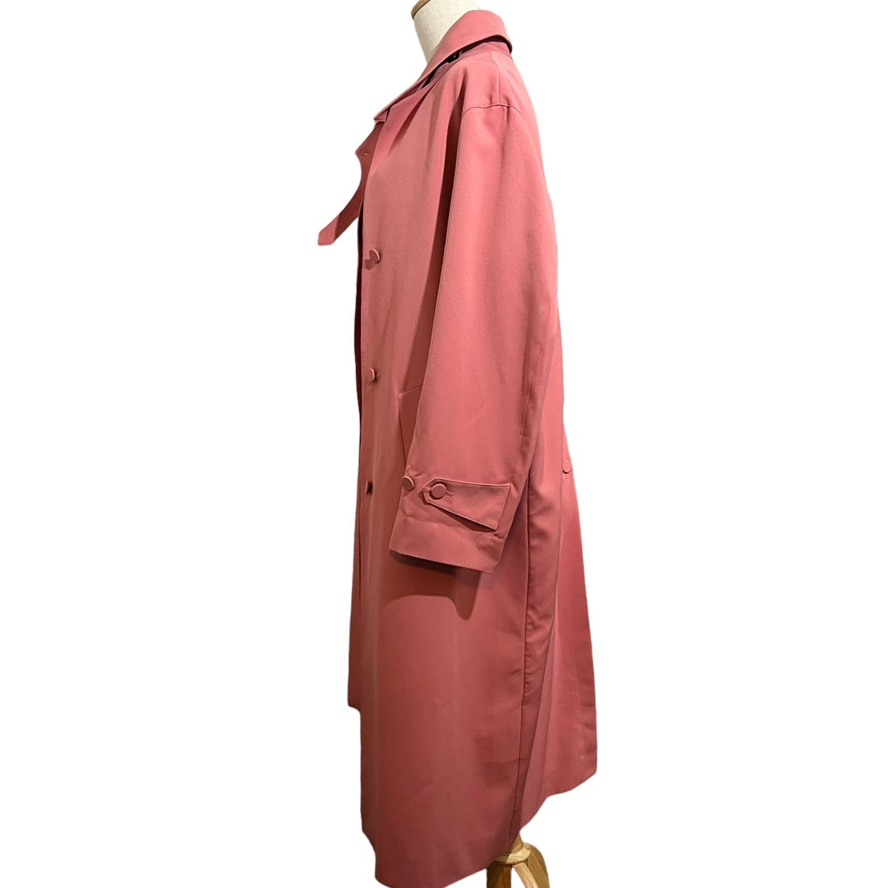 Rokh(ロク) layered double breasted long coat/レイヤードダブルブレストロングコート 00000136681446 SIZE S ピンク