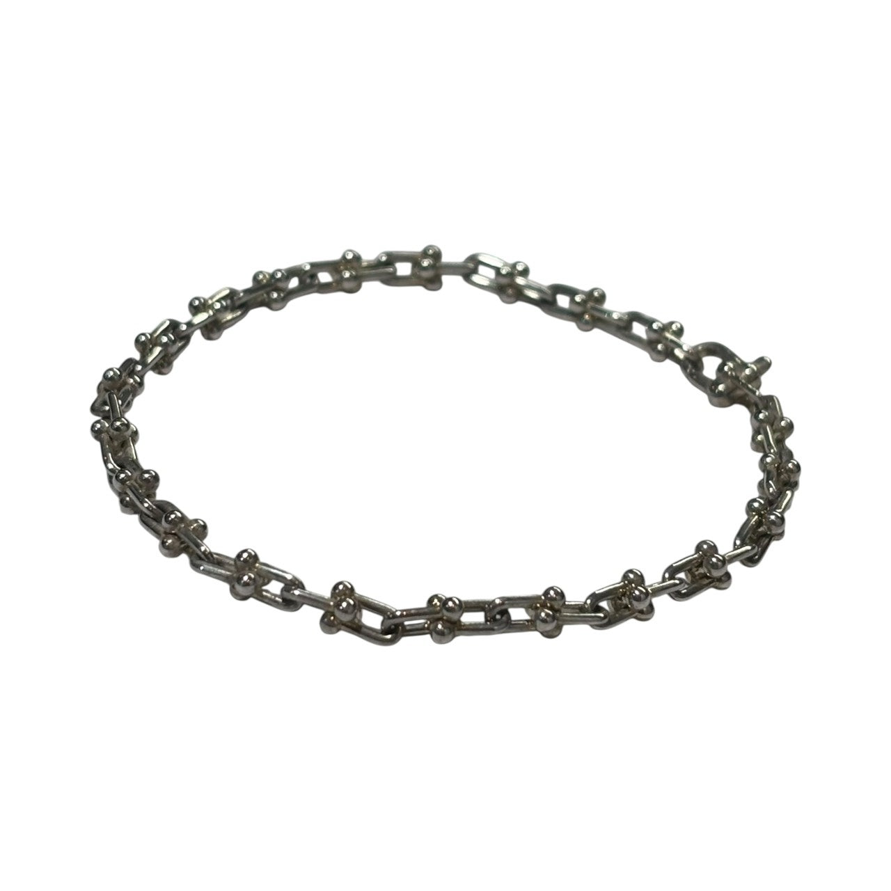 TIFFANY & CO.(ティファニー) Hardware Micro Link Bracelet ハードウェア マイクロ リンク ブレスレット Micro シルバー Ag 925