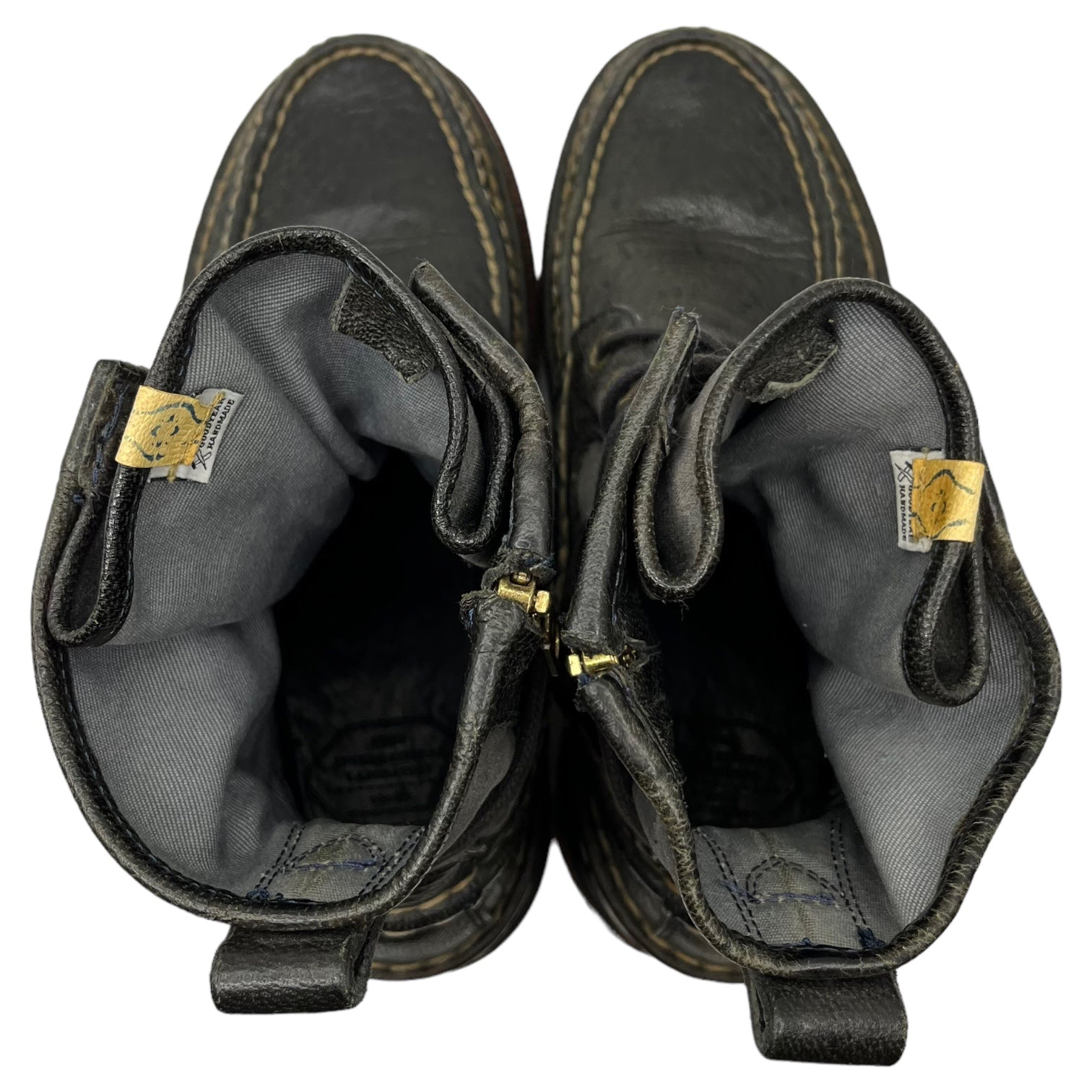 VISVIM(ビズビム/ヴィズヴィム) 12AW F.I.L限定 GRIZZLY BOOTS MID-FOLK エフアイエル限定 グリズリー ブーツ ミッドフォーク 稀少限定品 0112202002010 M8(26.0~26.5cm) ネイビー 箱付