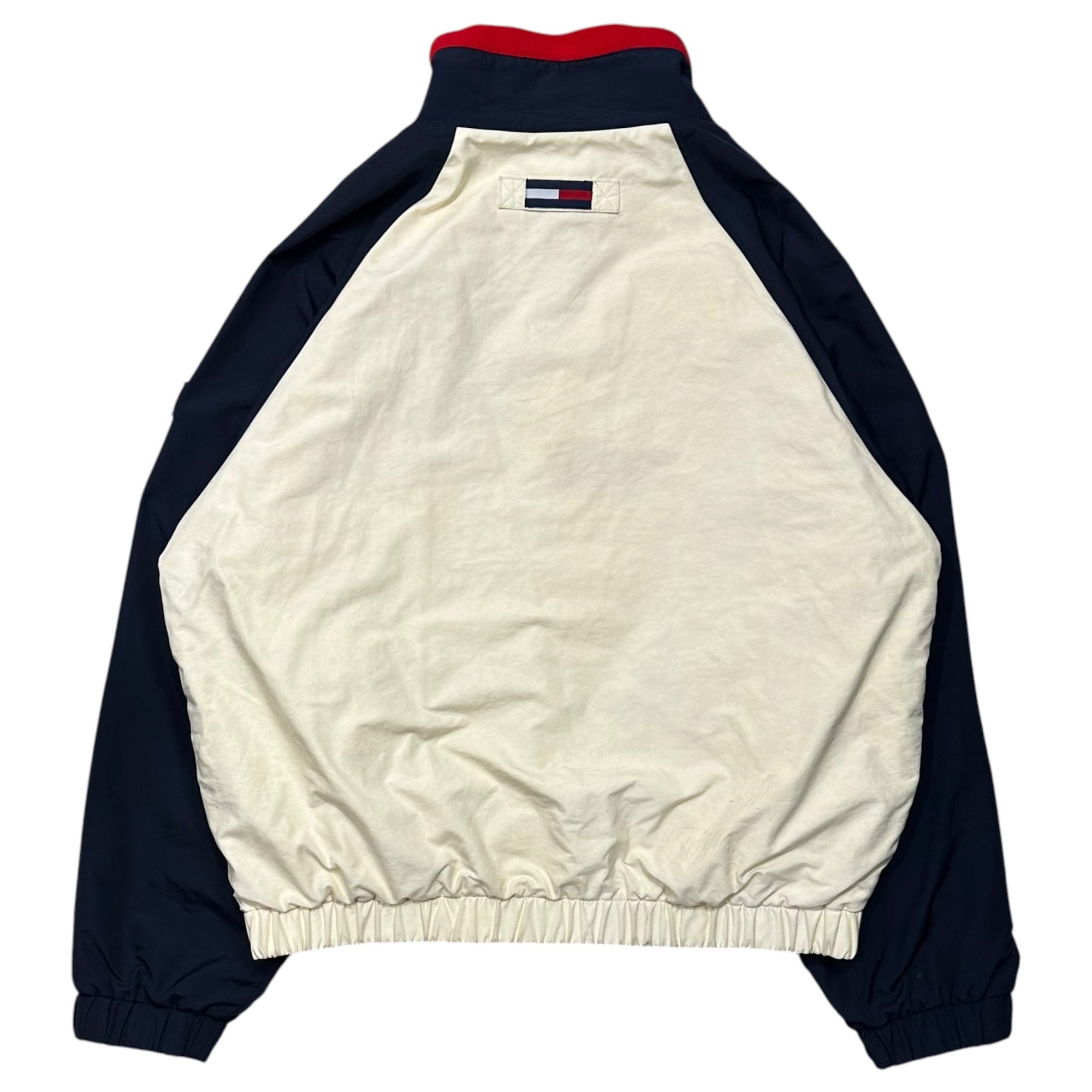 TOMMY HILFIGER(トミーヒルフィガー) 1990's Old Reversible Blouson 1990年代 オールド リバーシブル ブルゾン M アイボリー×ネイビー×レッド