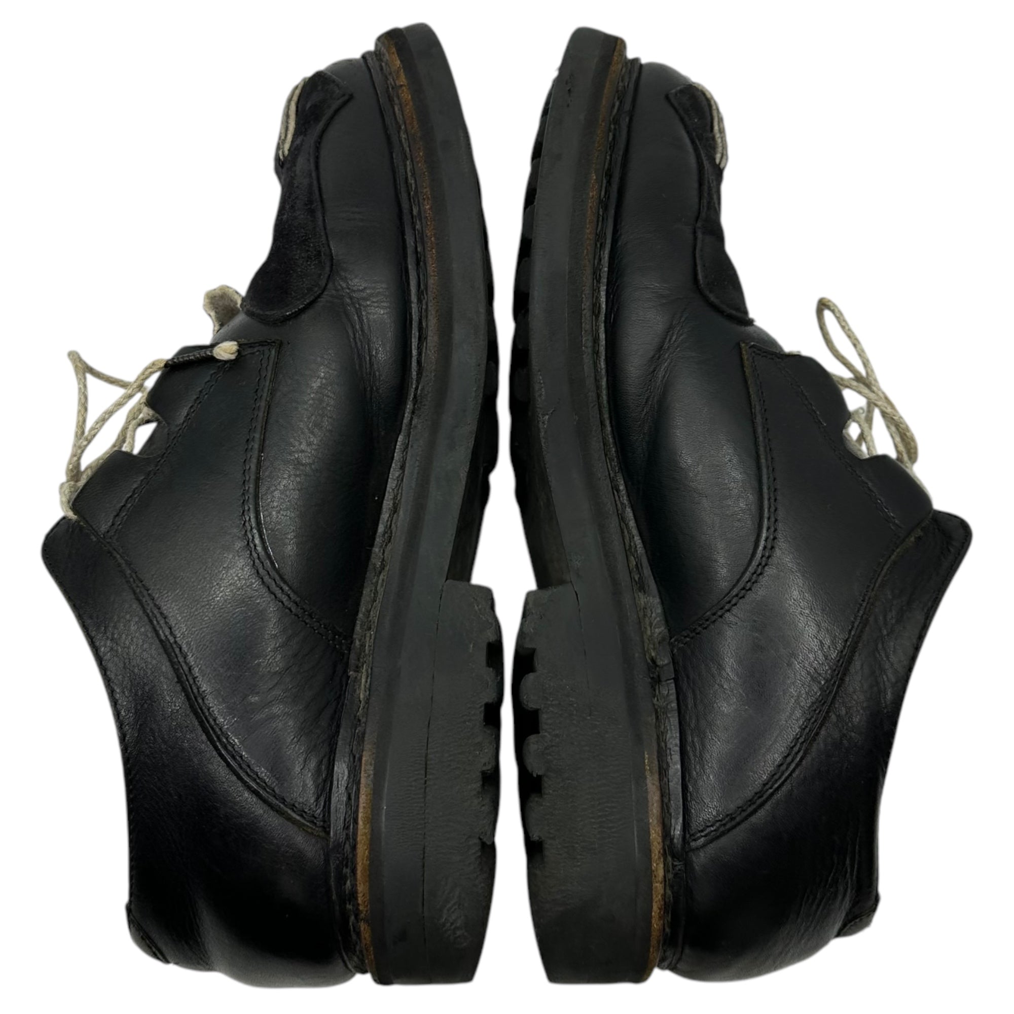 JOHN MOORE(ジョンムーア) Toe Strap Patch Combat Shoes トゥー ストラップ パッチ コンバット シューズ 25.5~26.0cm ブラック rosa mosa